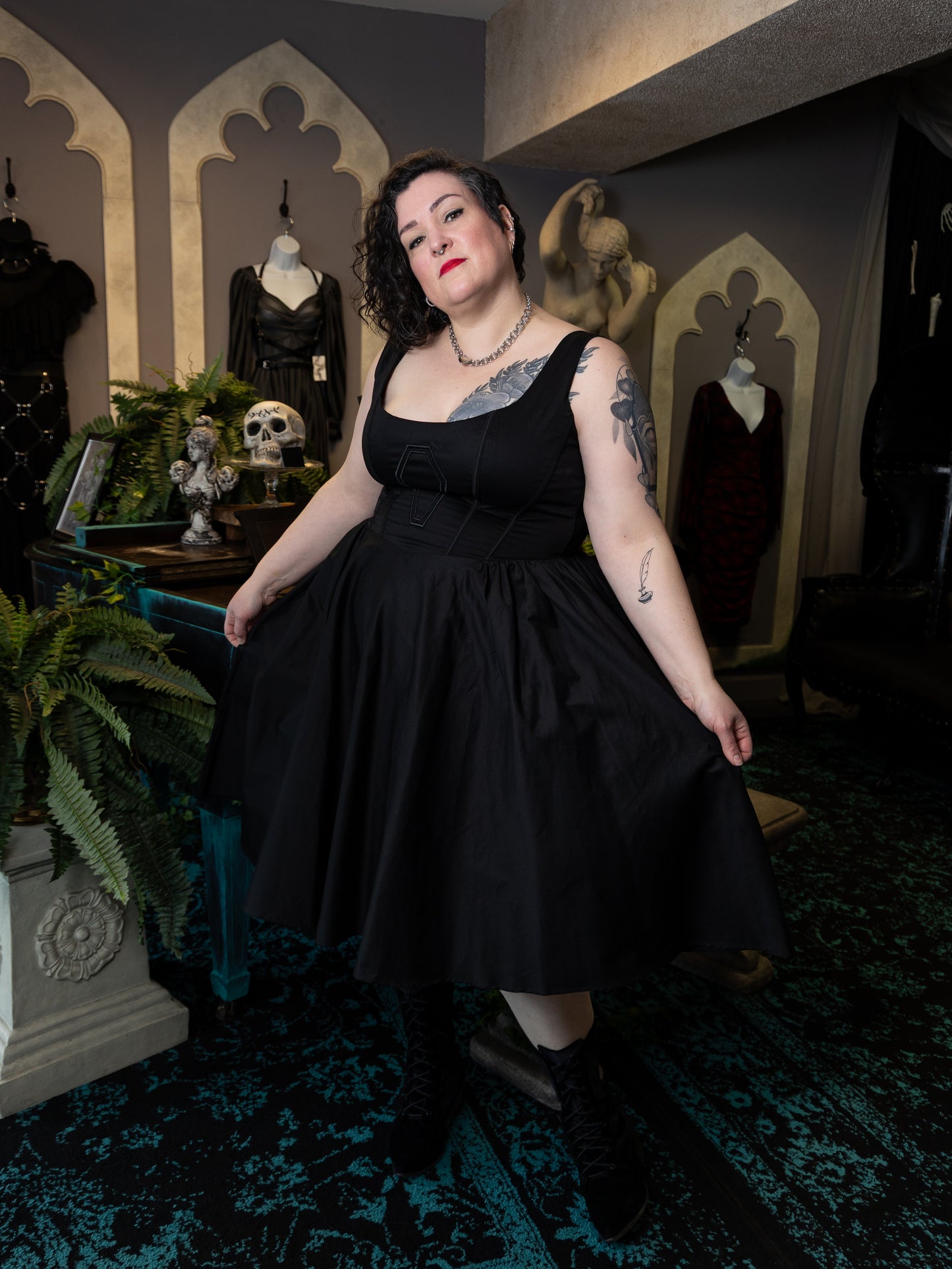 Gabriela Coffin Swing Dress