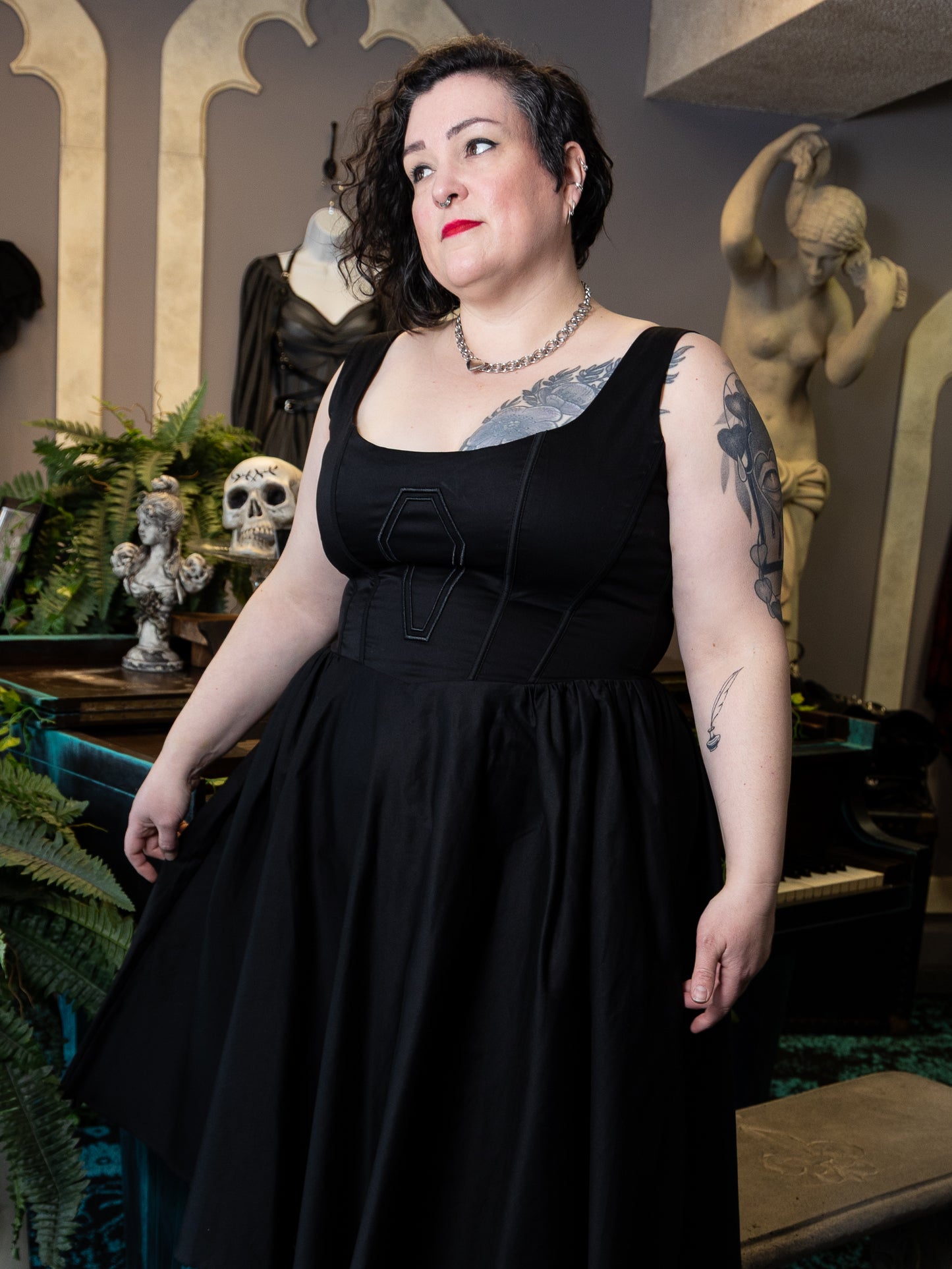 Gabriela Coffin Swing Dress