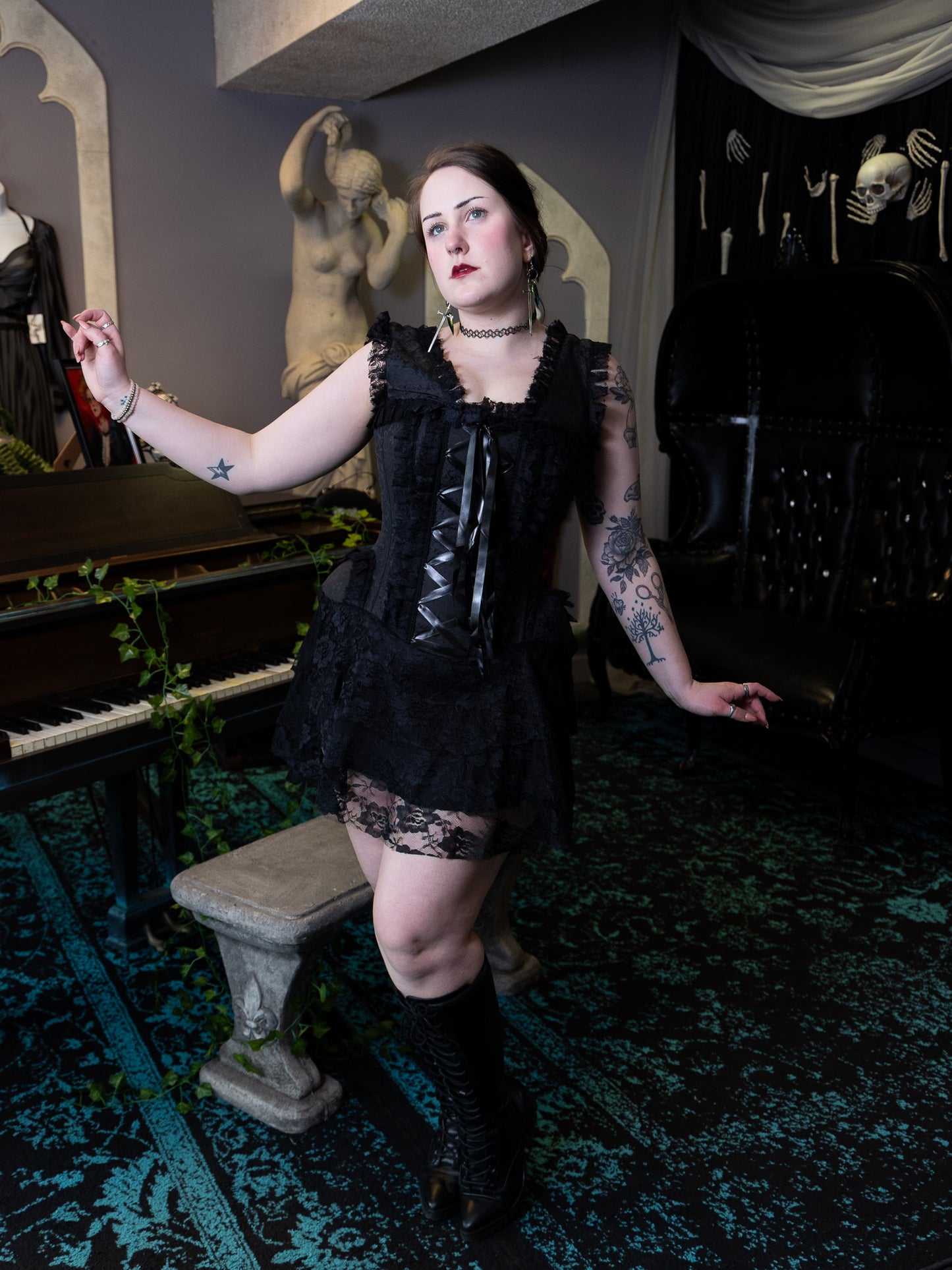Adara Victorian Corset Dress