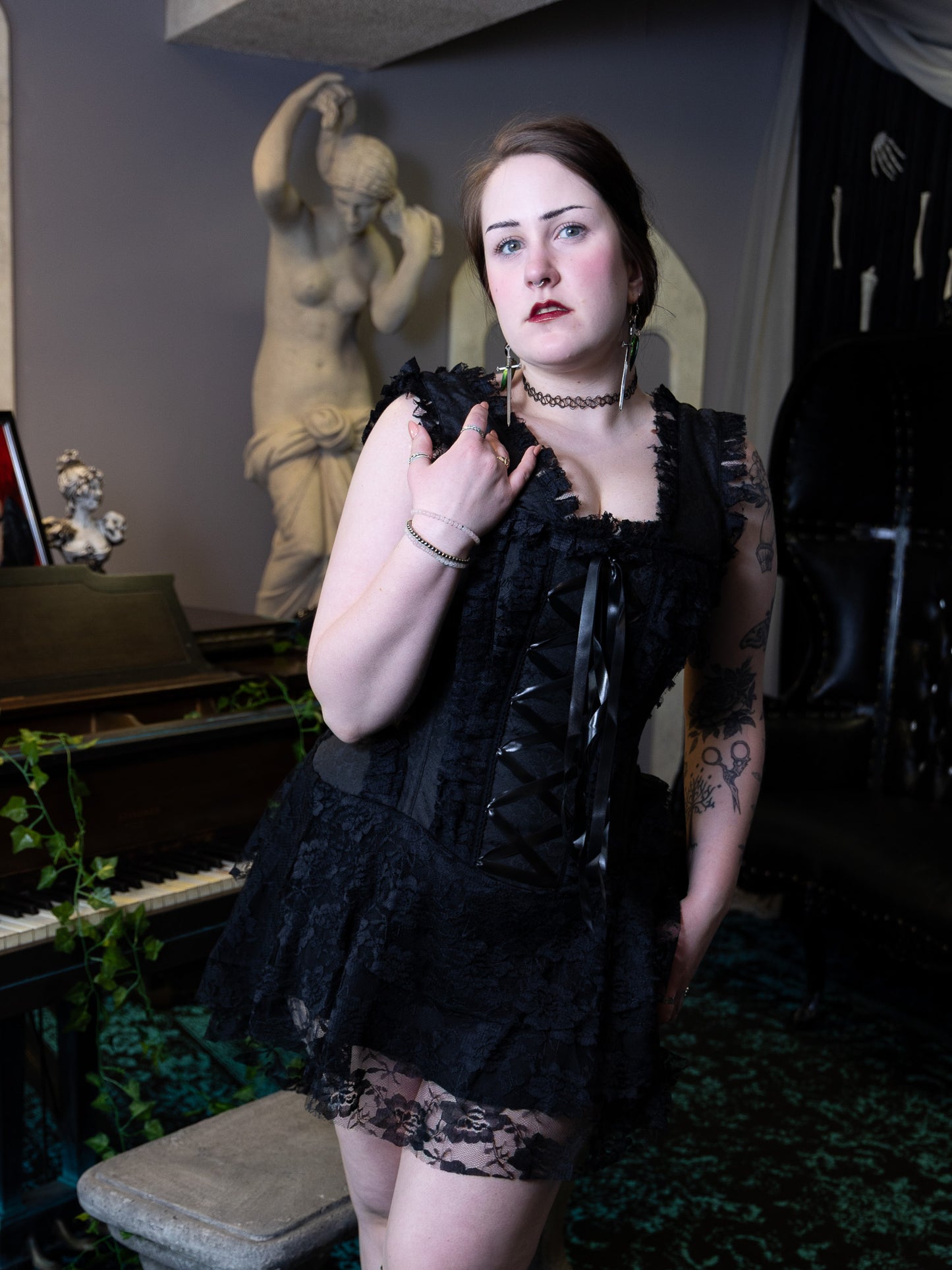 Adara Victorian Corset Dress