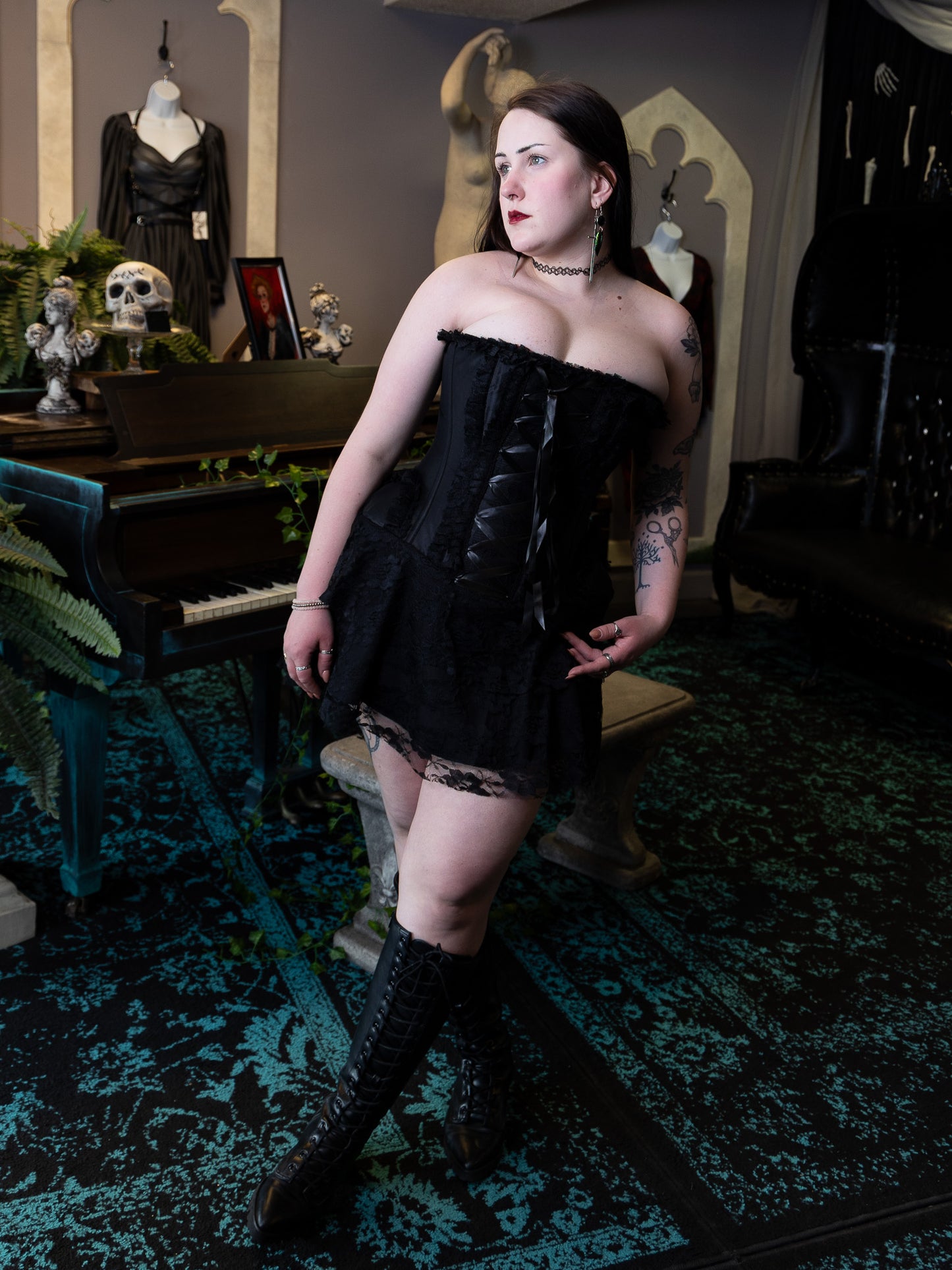 Renata Strapless Corset Dress