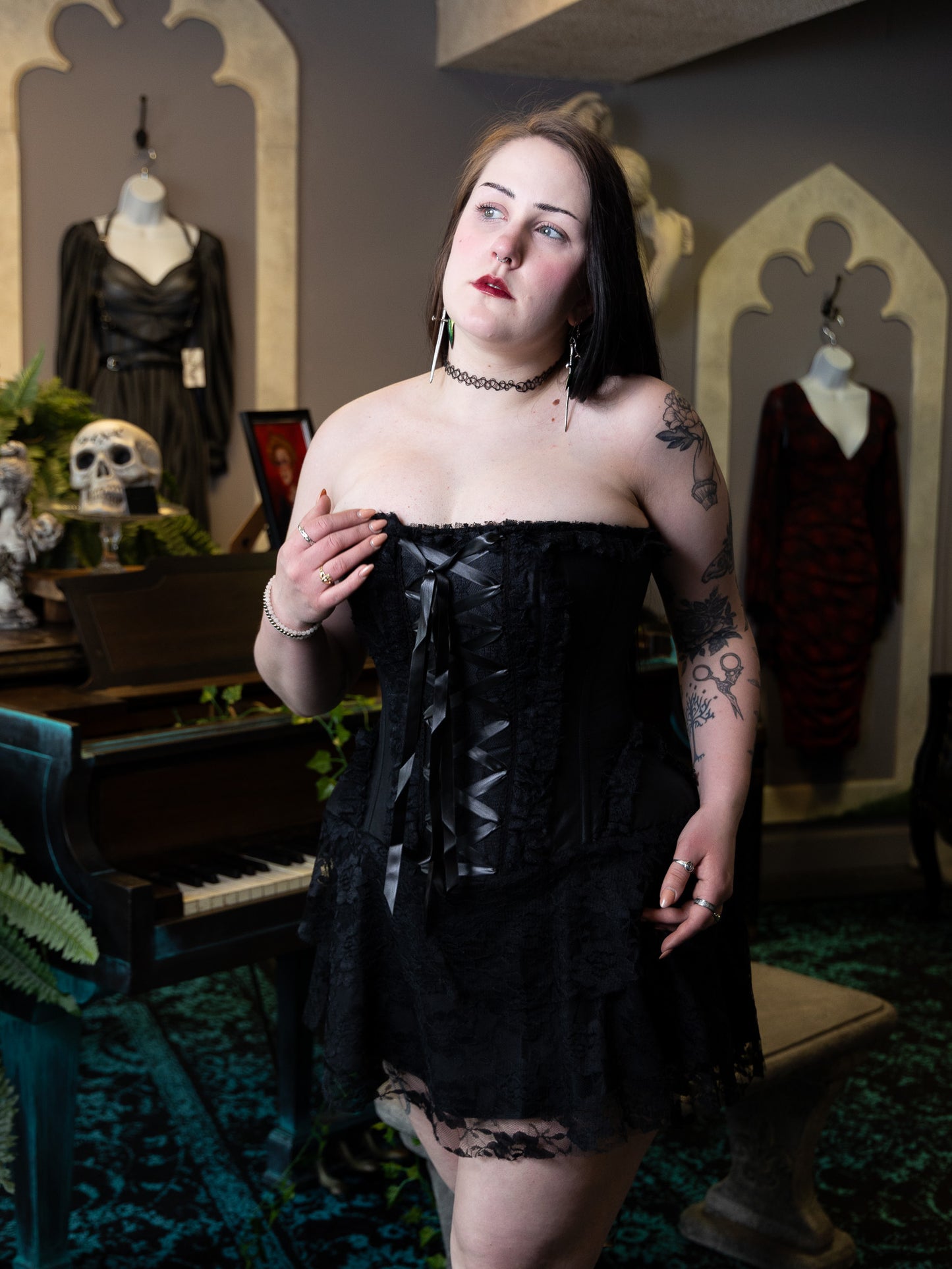 Renata Strapless Corset Dress
