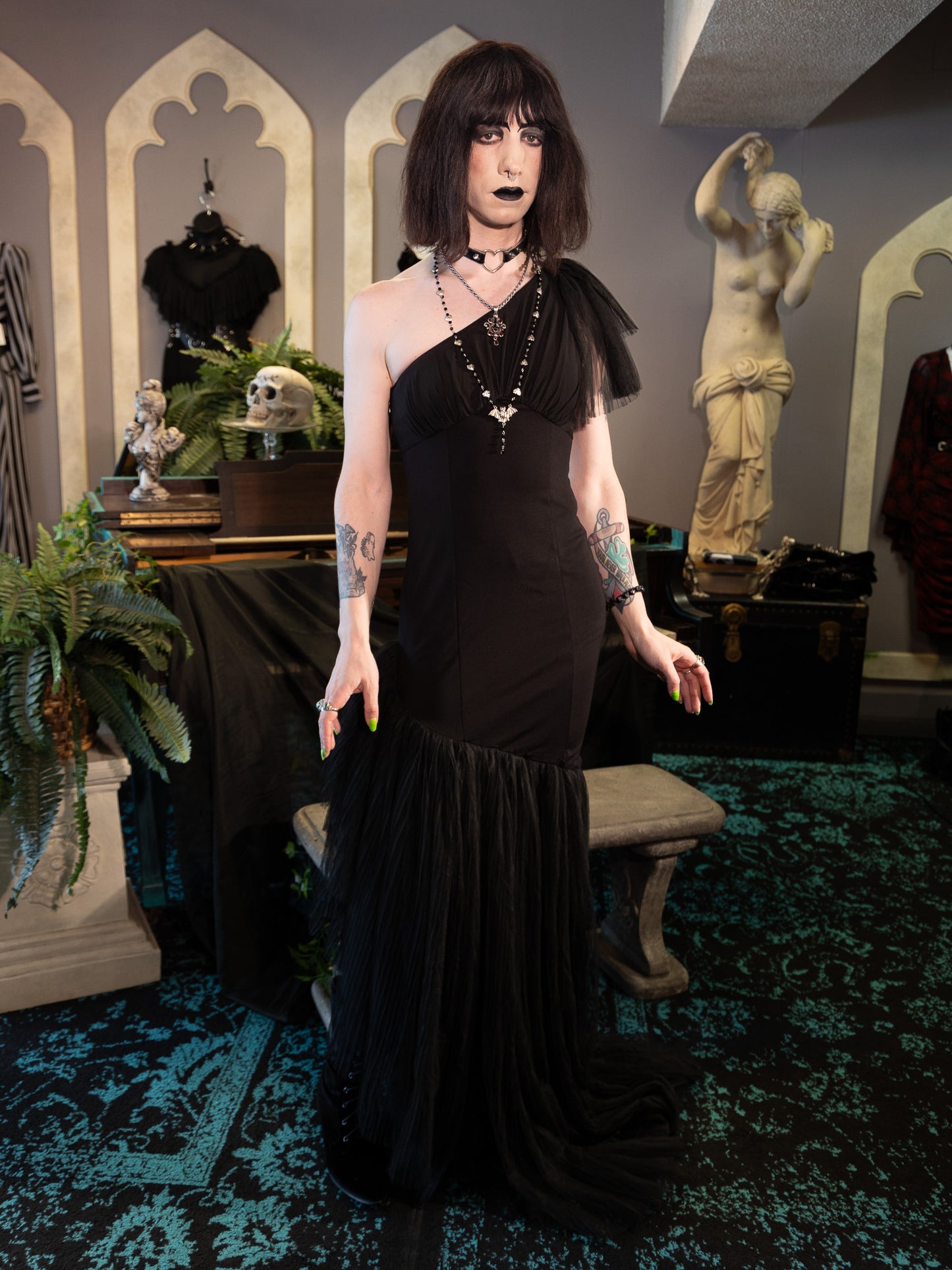 Pegasus Asymmetrical Gown