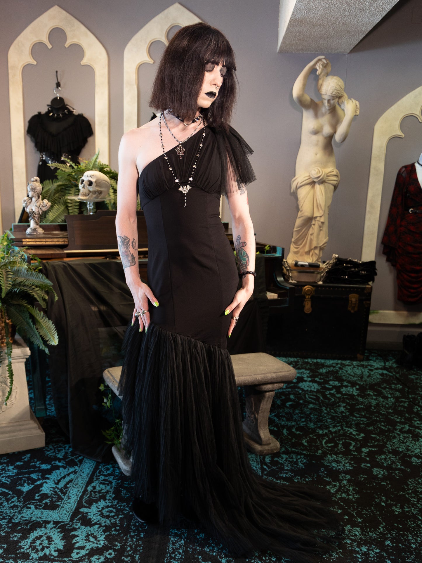 Pegasus Asymmetrical Gown