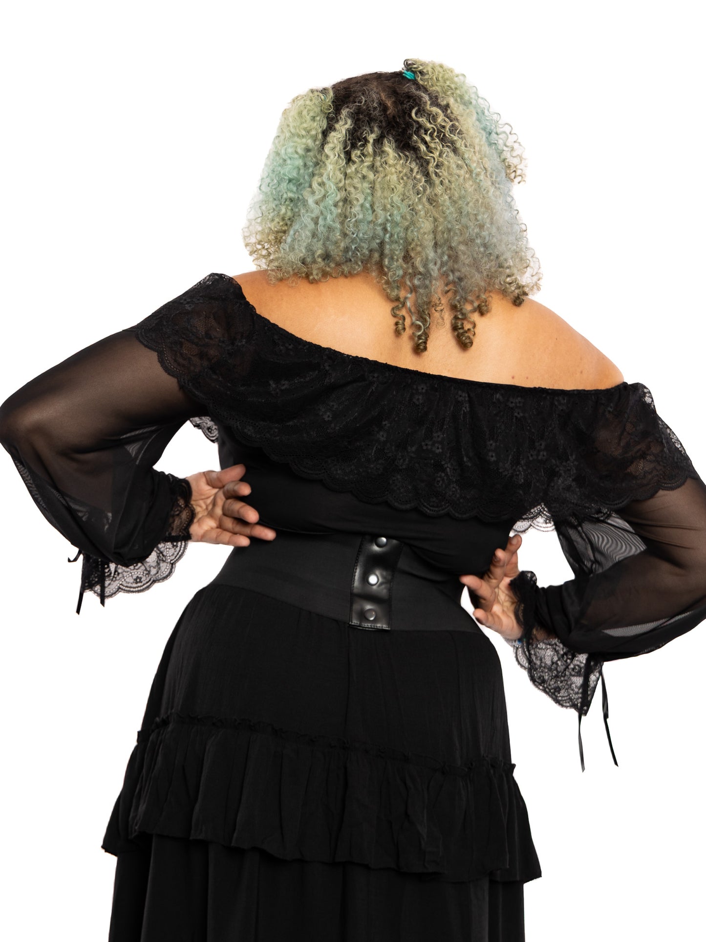 Armand Red Brocade Corset Belt