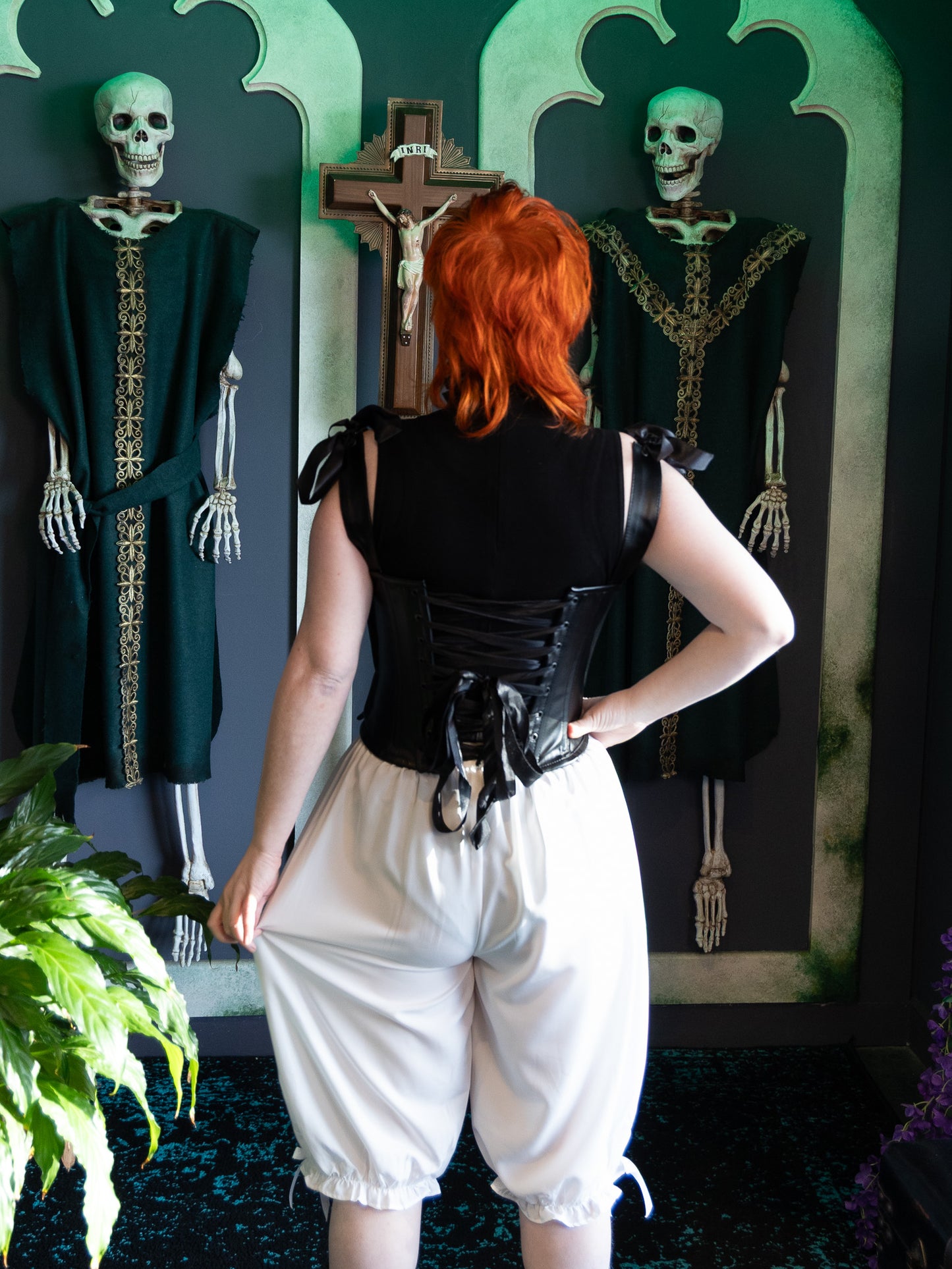 Benedict Long Bloomers- White