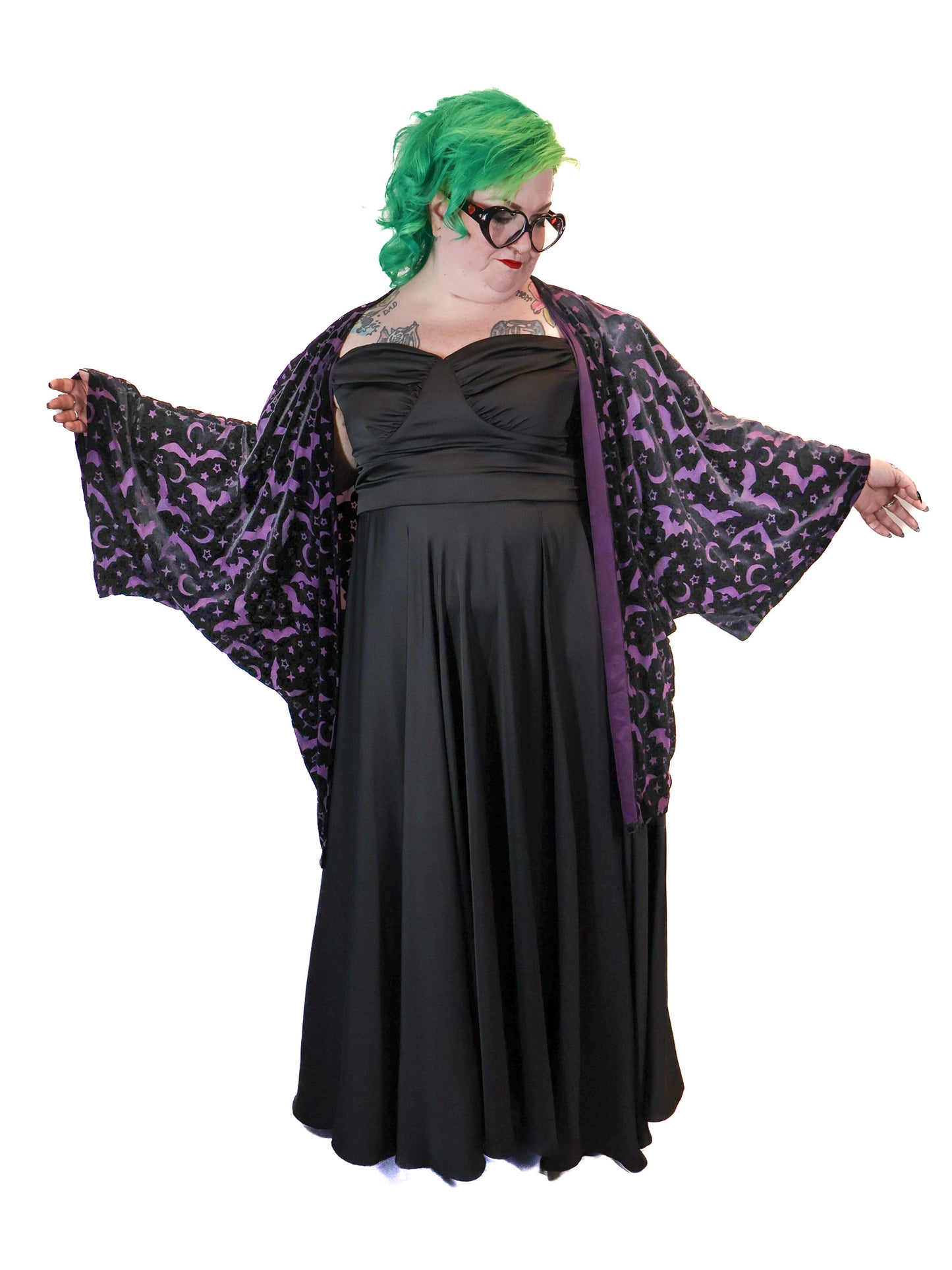 Lunar Goddess Burnout Velvet Kimono