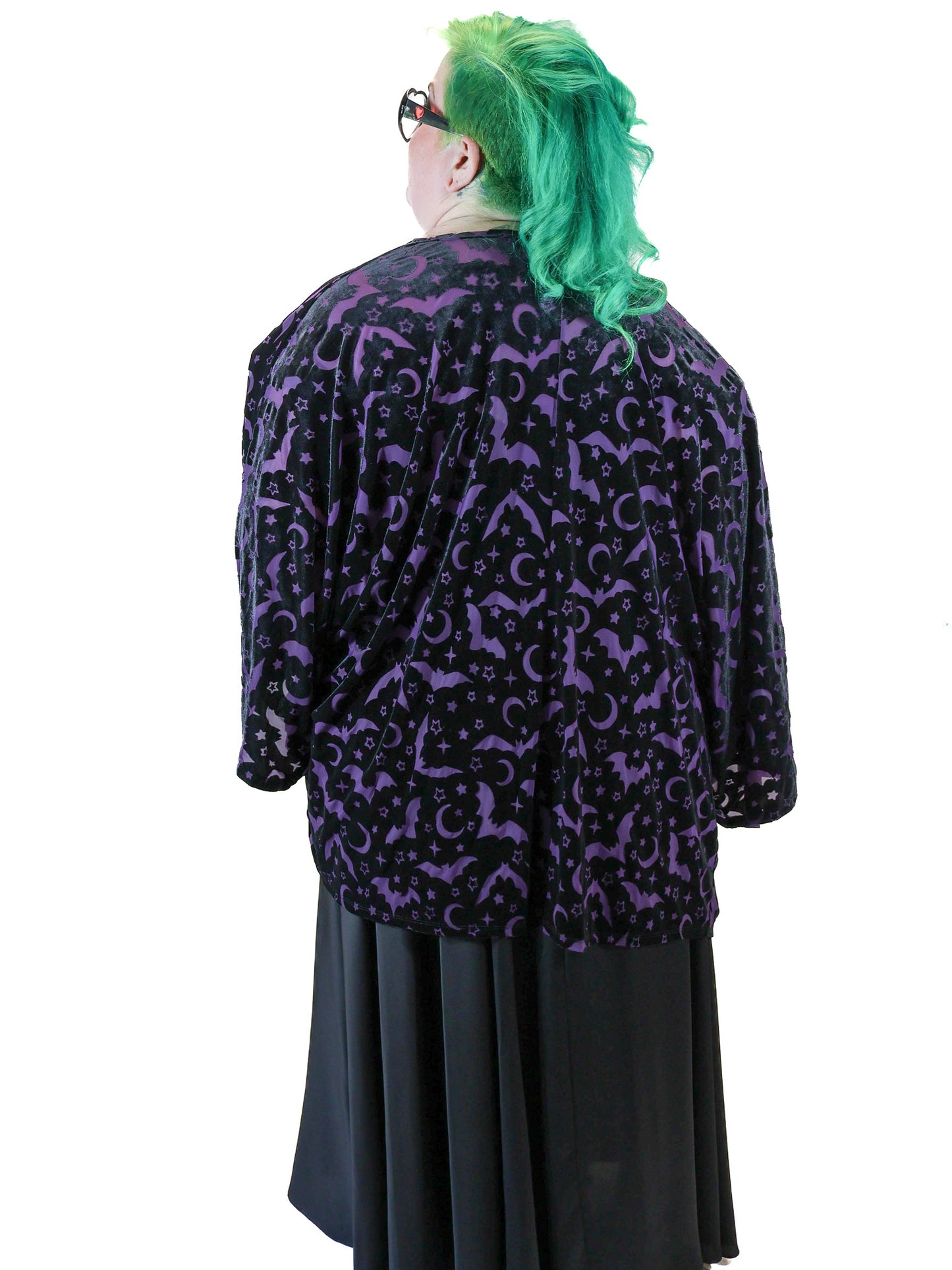 Lunar Goddess Burnout Velvet Kimono