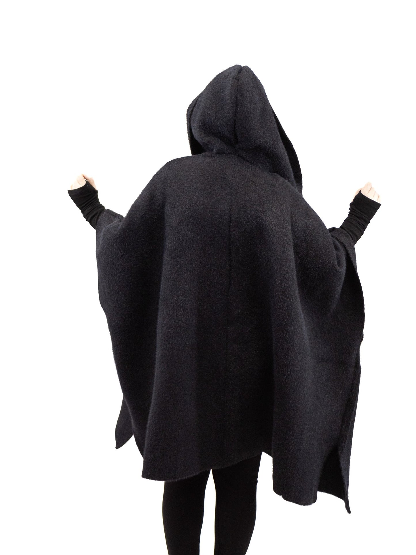 Raya Fleece Hooded Poncho
