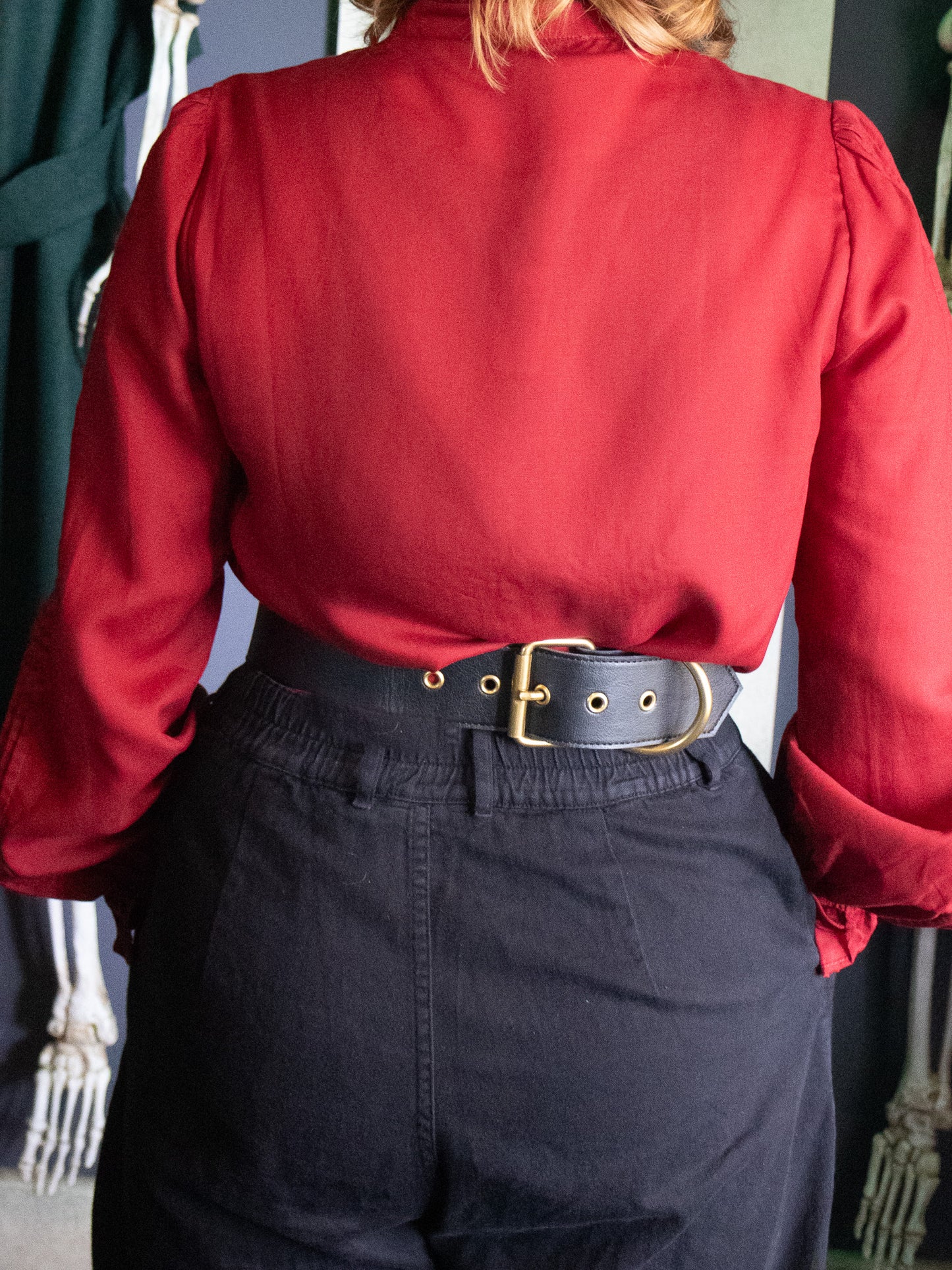 Dual Ring & Chain Belt- Gold