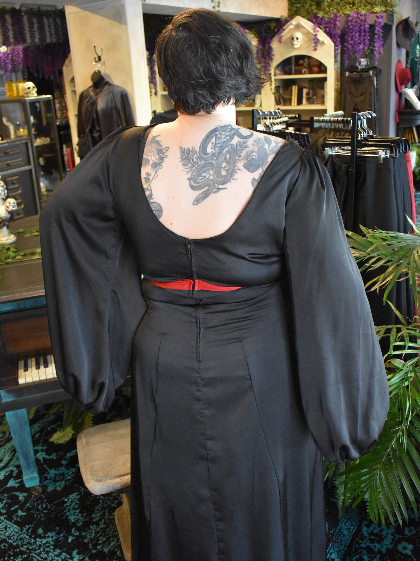 Great Gatsby Belted Evening Gown