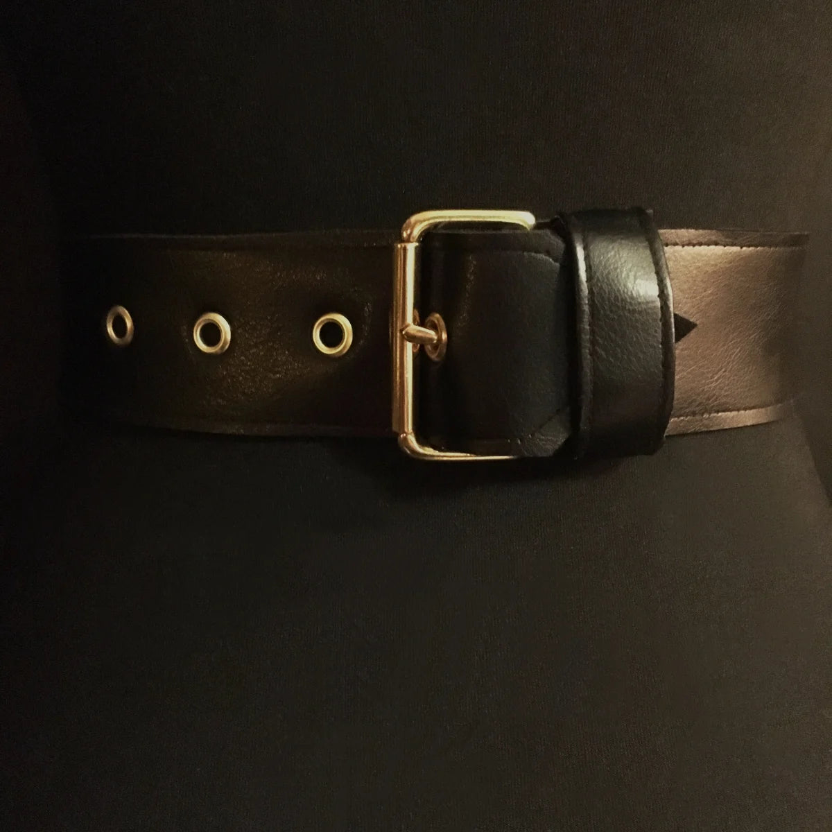 Dual Ring & Chain Belt- Gold