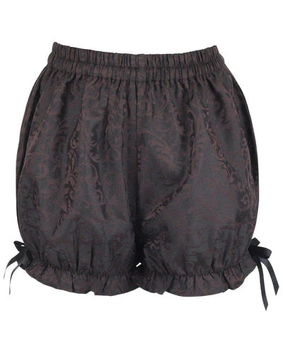 Frenchie Brocade Bloomers- Brown