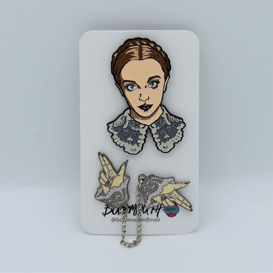 Dorcas Pin Set BADMOUTHED BRUJA (NO RESTOCKS!)