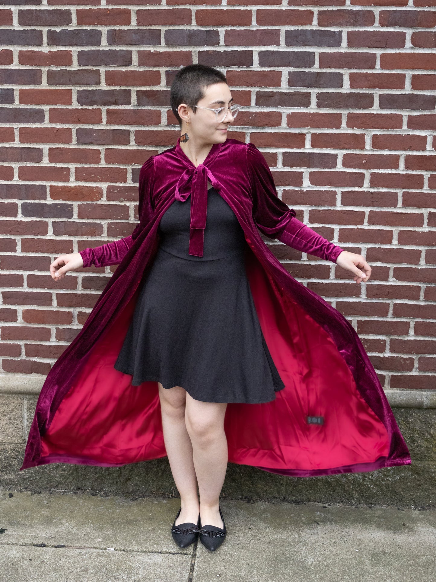 Masque of the Red Death Velvet Duster