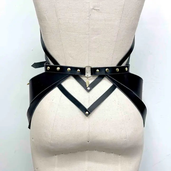 Hecate Pannier Leather Bustle Belt