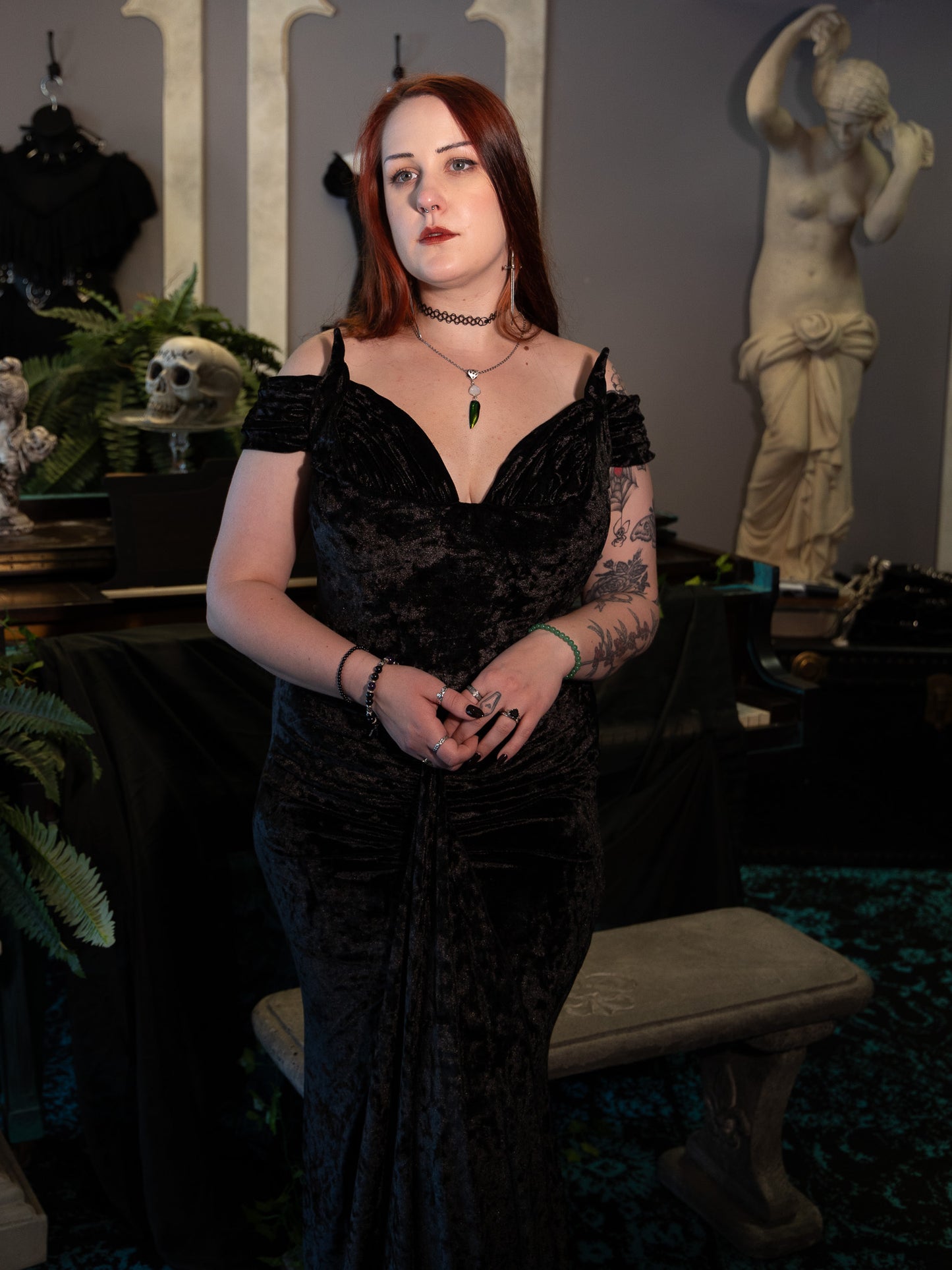 Oozma Velvet Gown