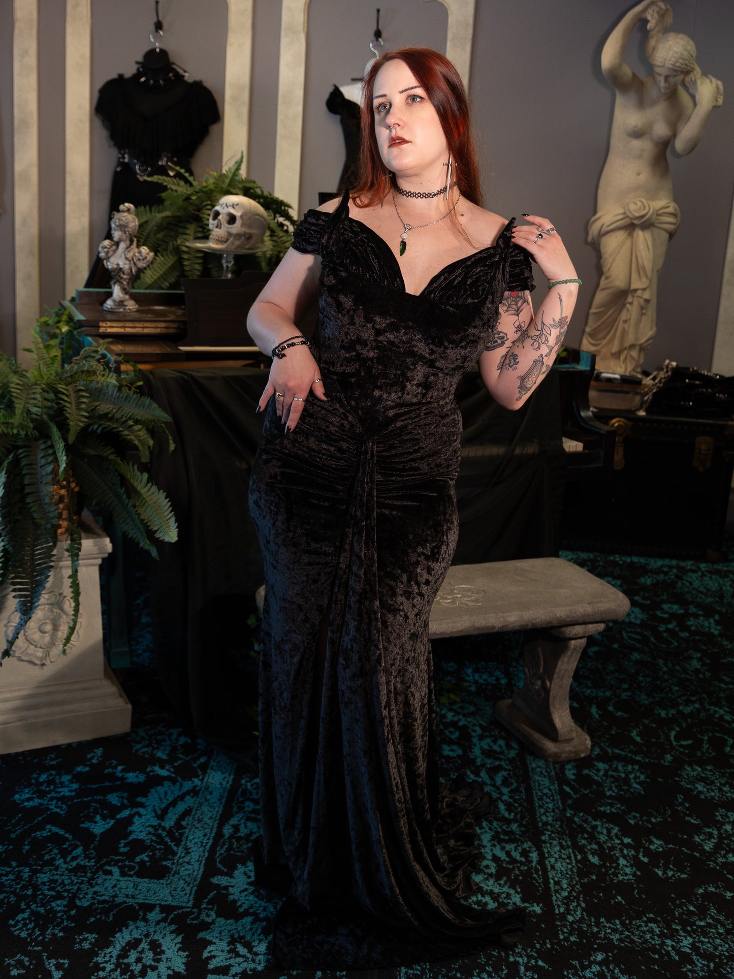 Oozma Velvet Gown