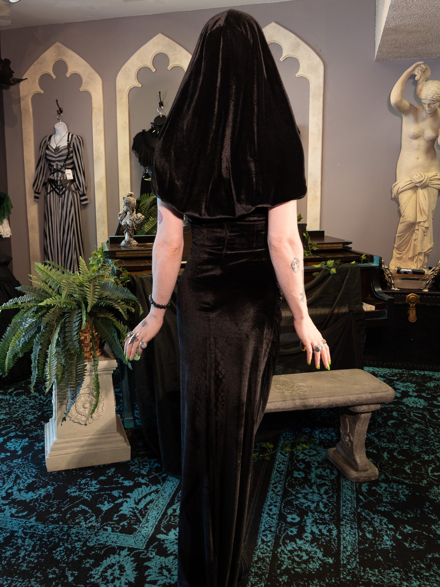 Grim Reaper Velvet Gown & Hood
