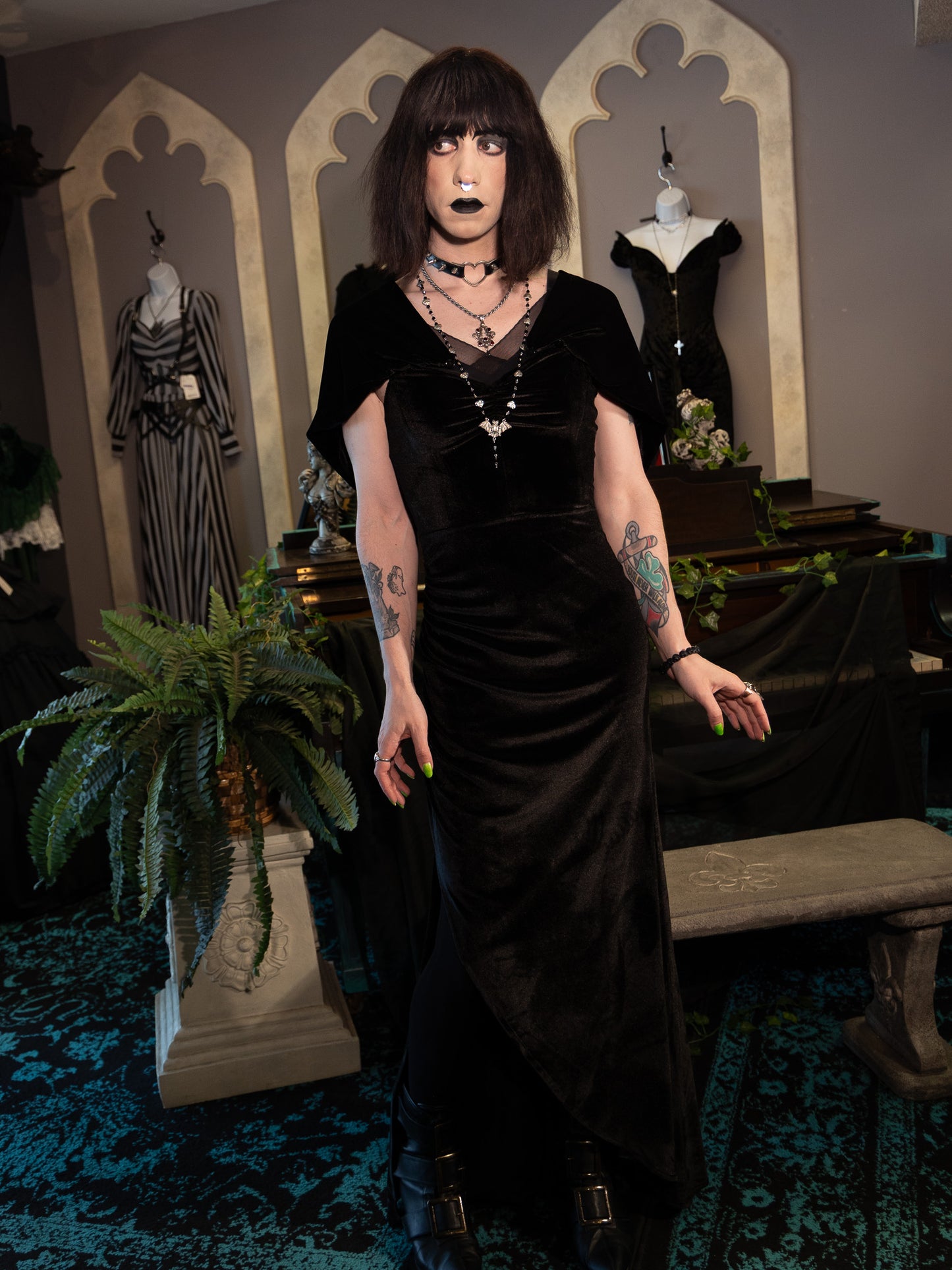Grim Reaper Velvet Gown & Hood