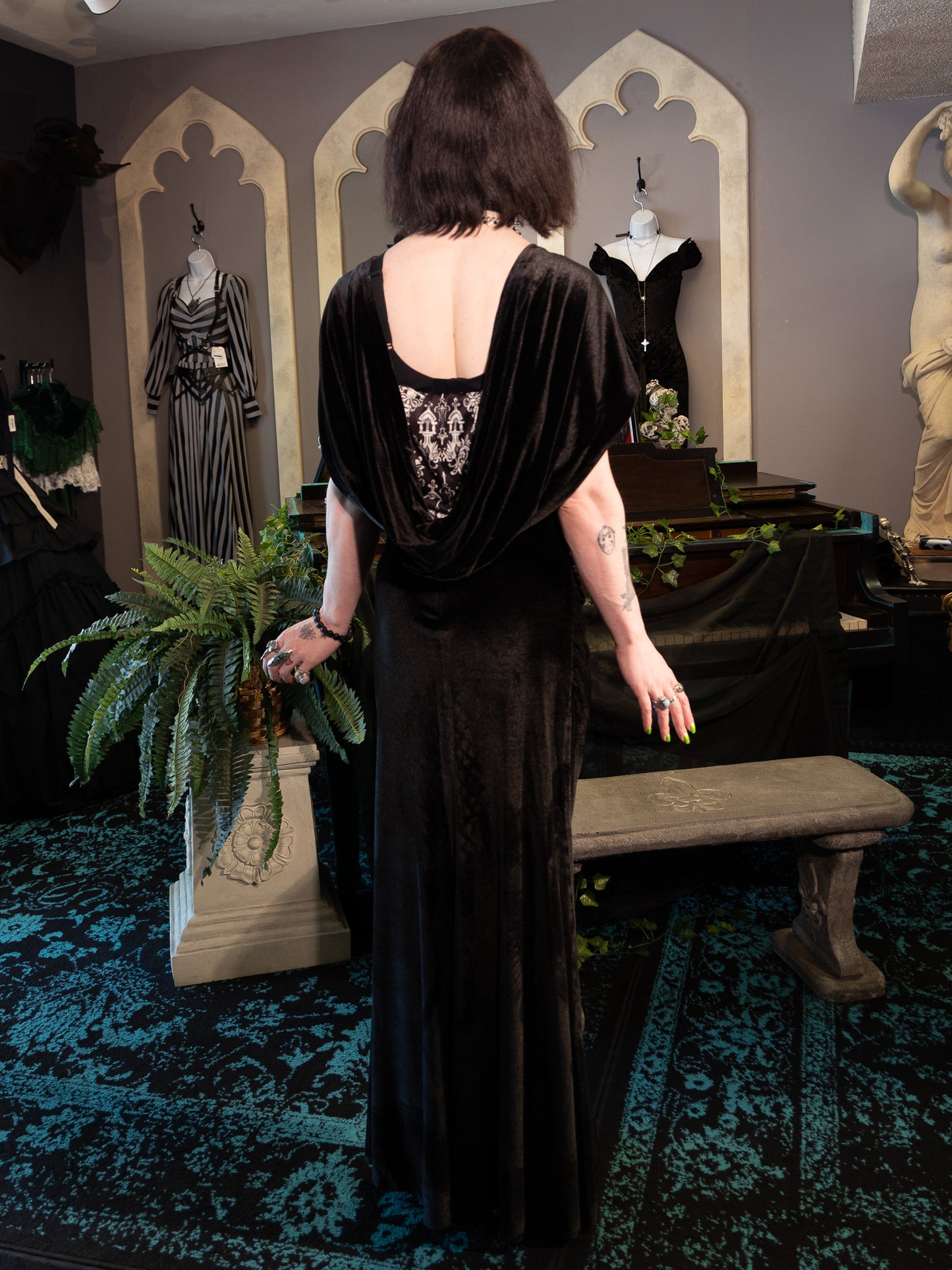 Grim Reaper Velvet Gown & Hood