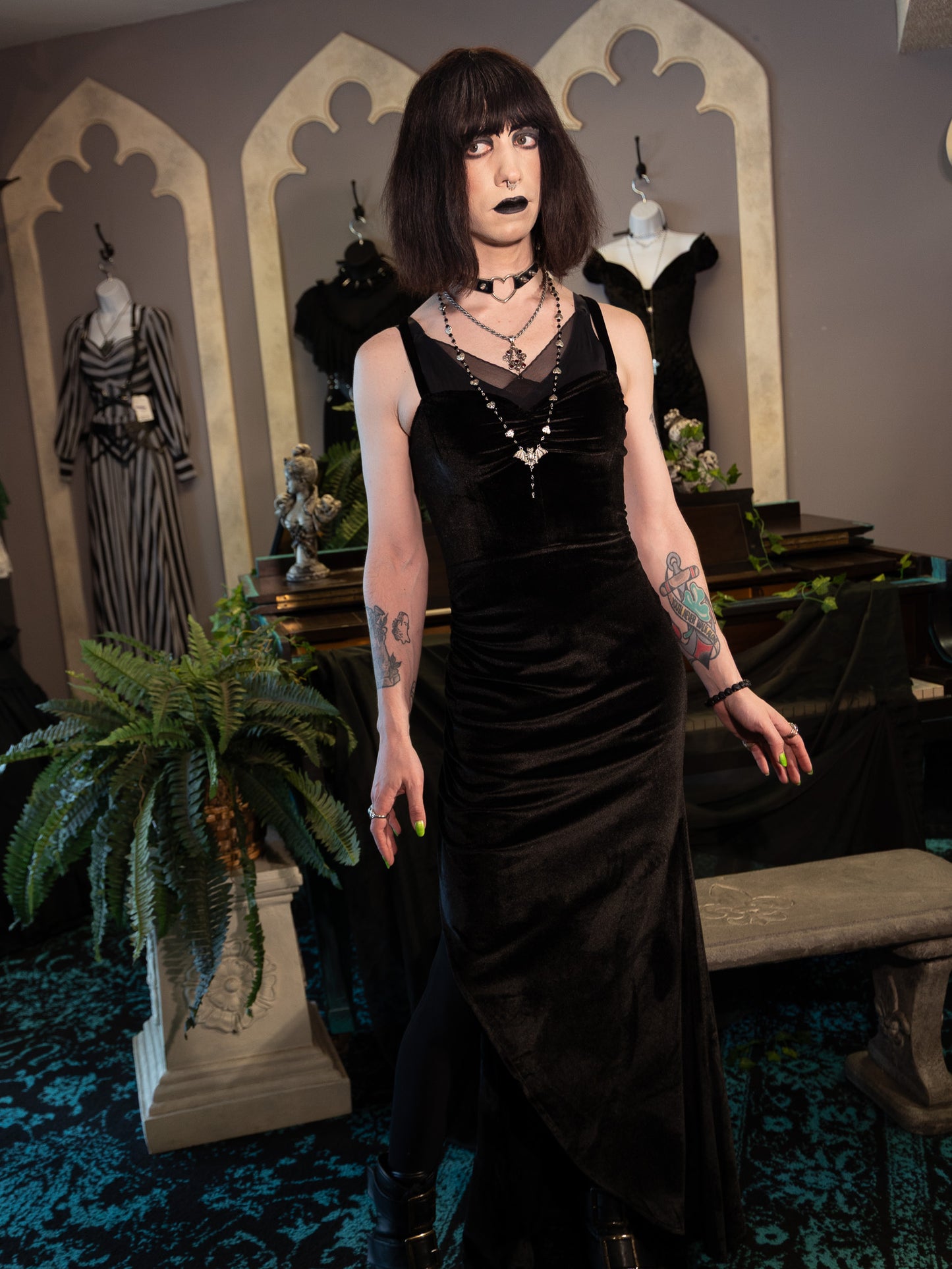 Grim Reaper Velvet Gown & Hood