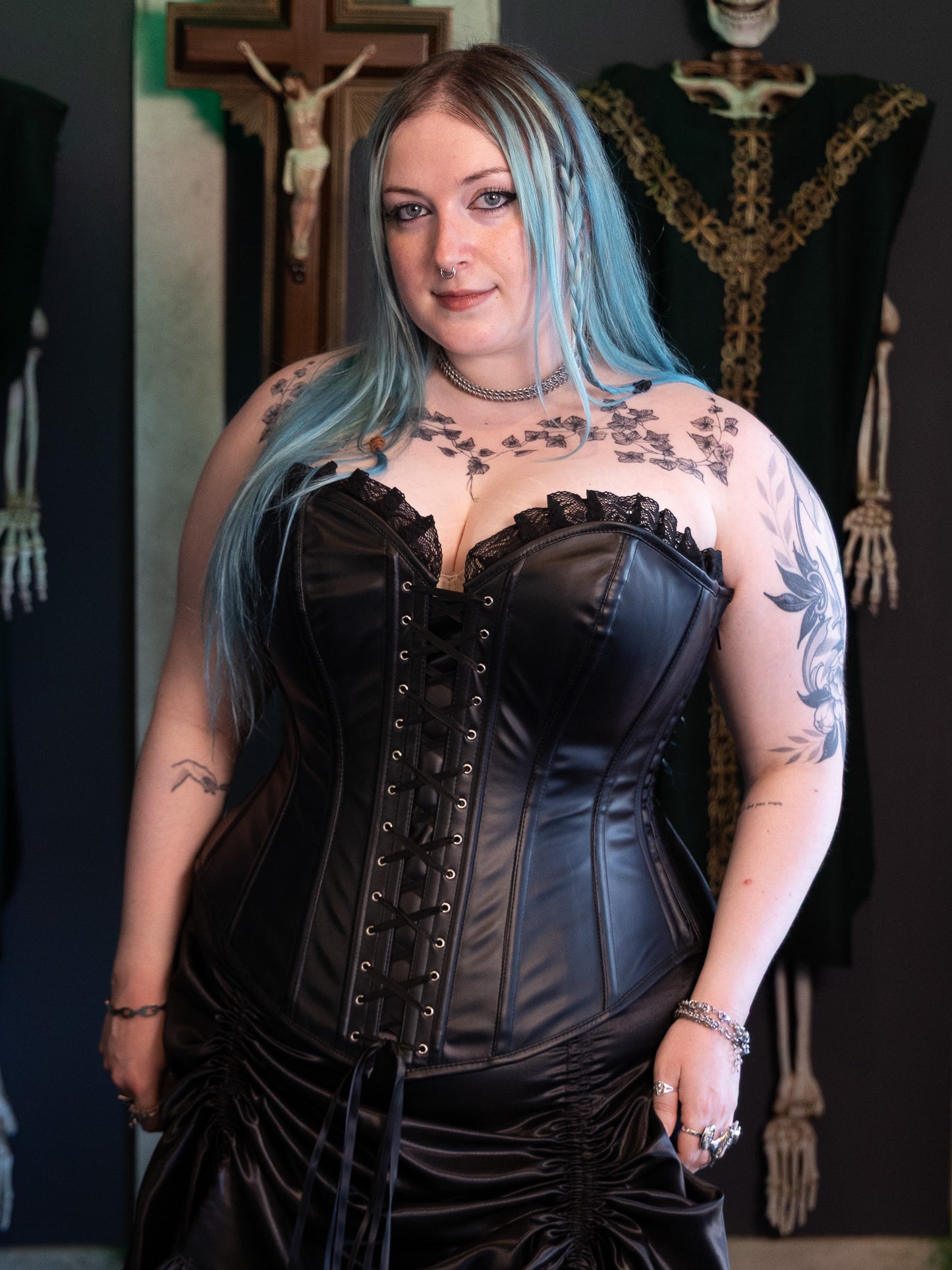 Maeve Faux Leather Fullbust Corset