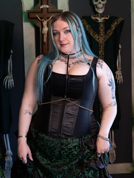 Miette Leather & Chain Body Harness