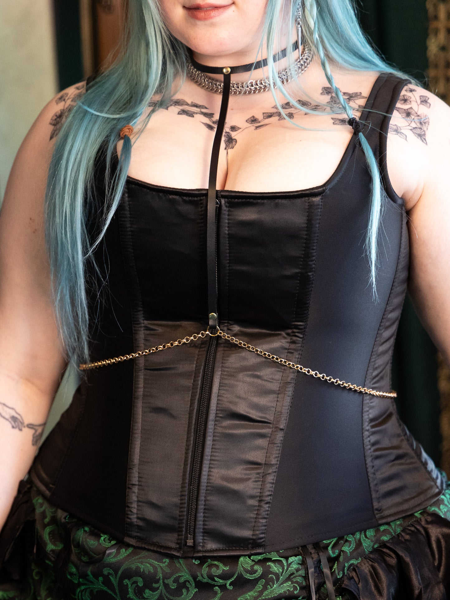 Miette Leather & Chain Body Harness