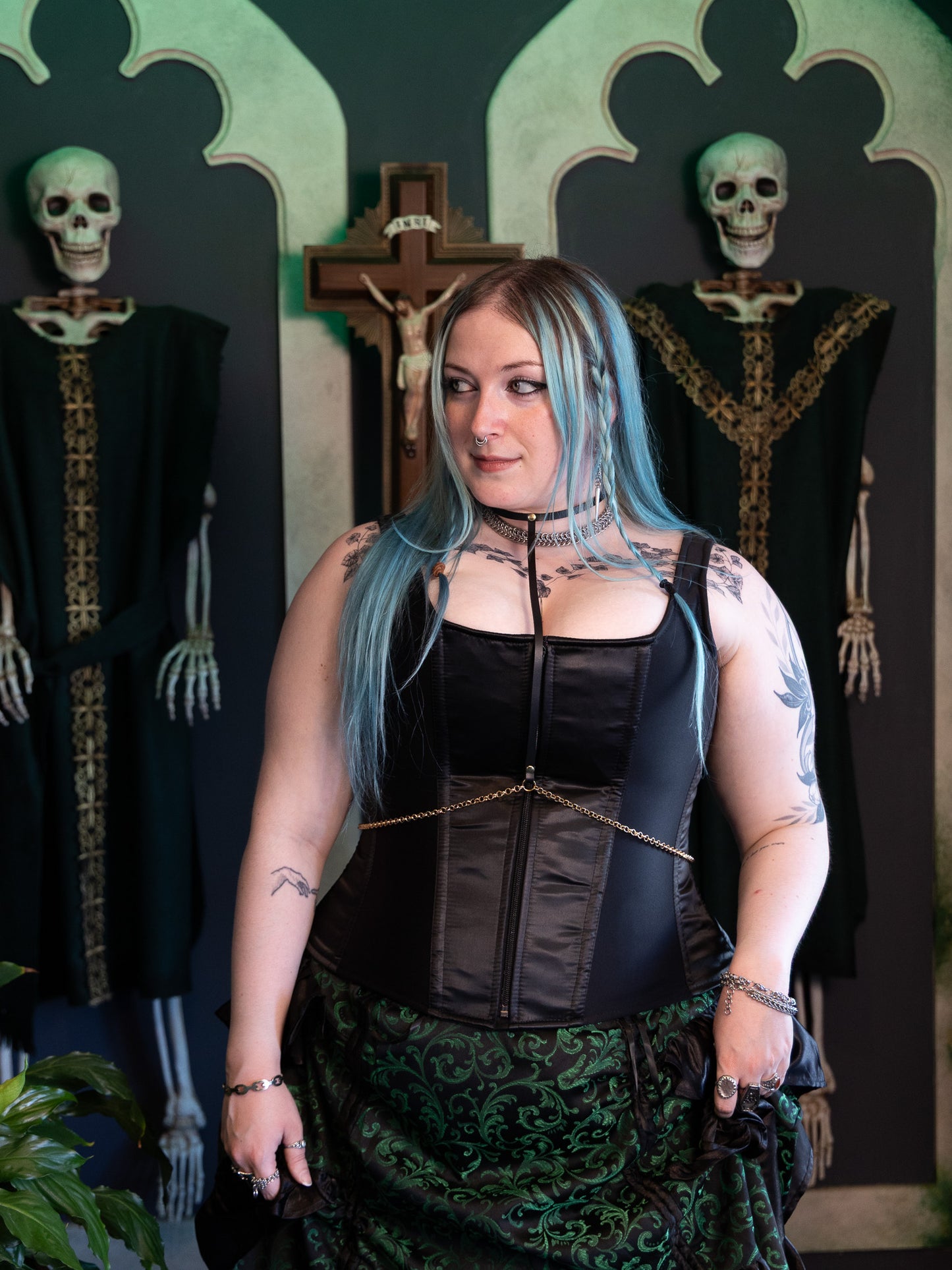 Miette Leather & Chain Body Harness