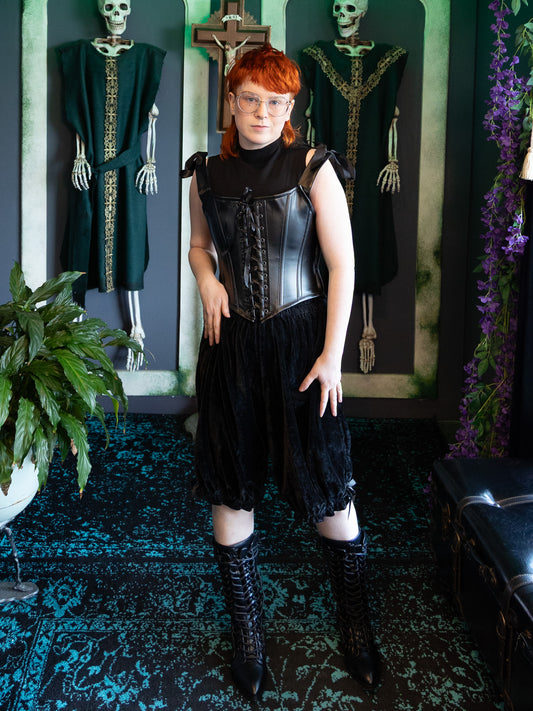 Benedict Long Bloomers- Black Velvet