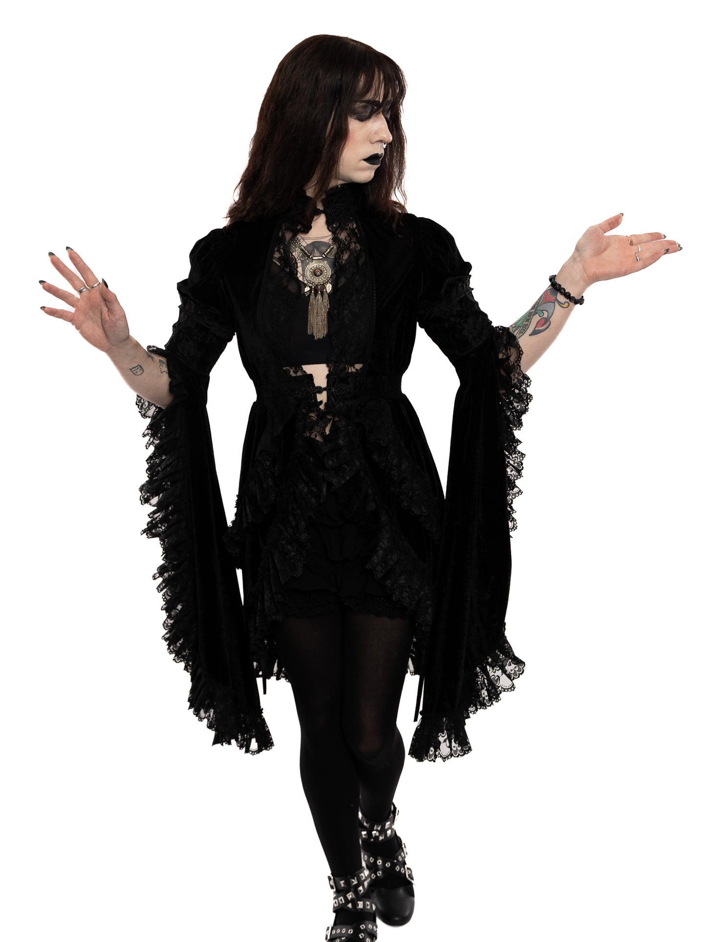 Morrigan Gothic Velvet Jacket