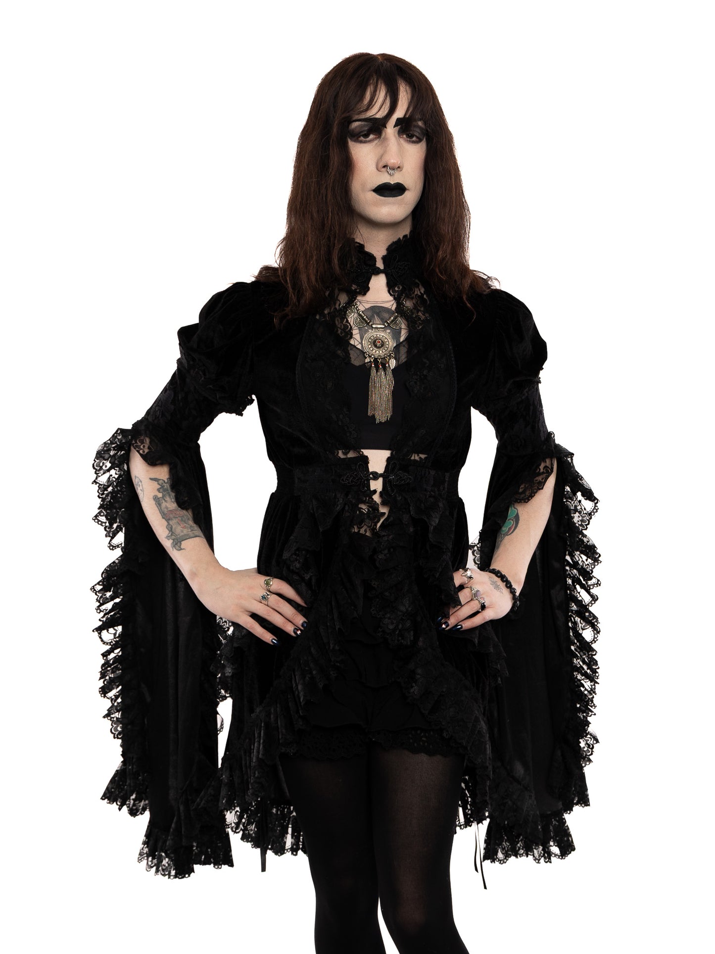 Morrigan Gothic Velvet Jacket