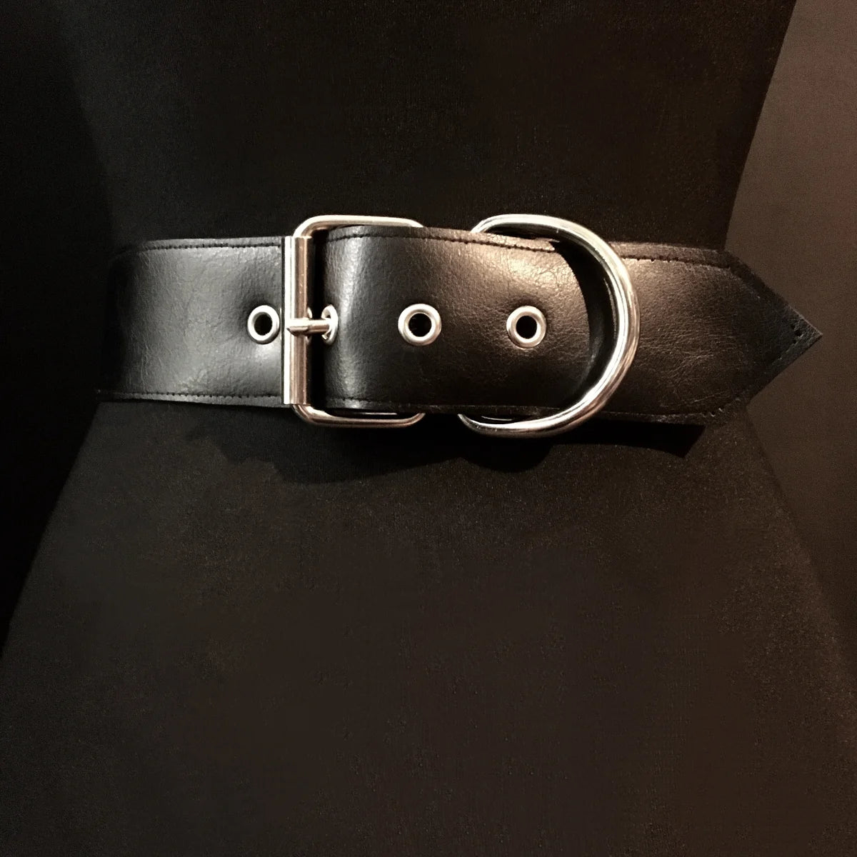 Dual Ring & Chain Belt- Silver