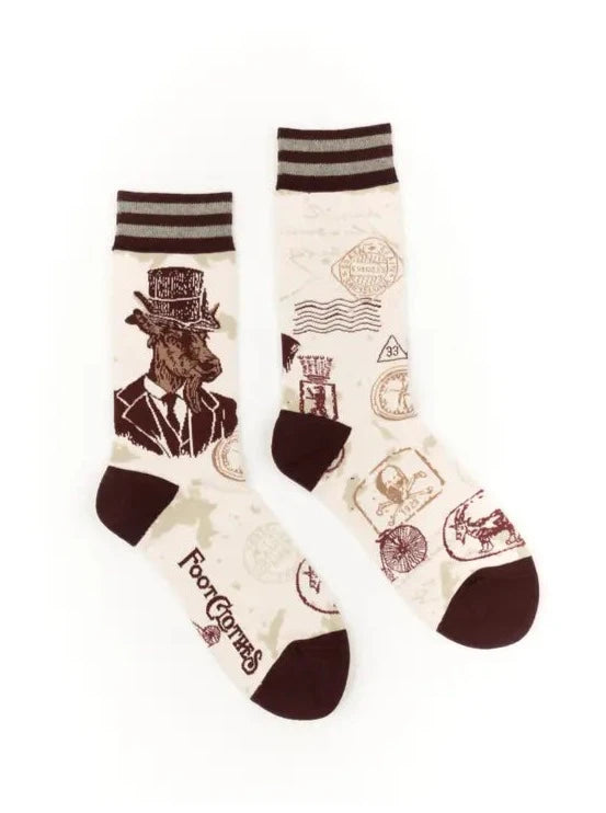 Dapper Goat Man Crew Socks