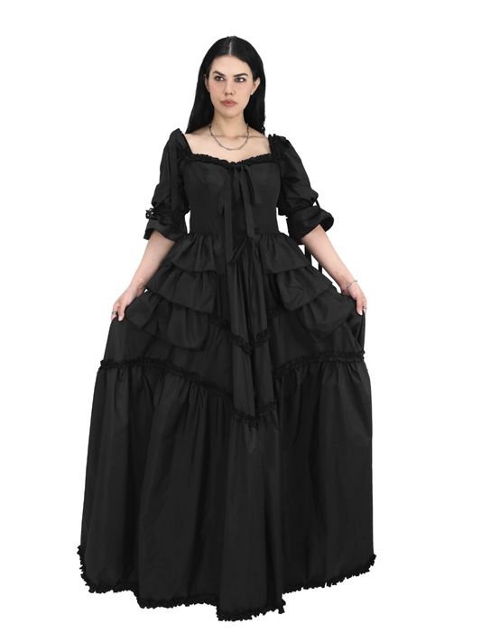Pearl Bustle Gown