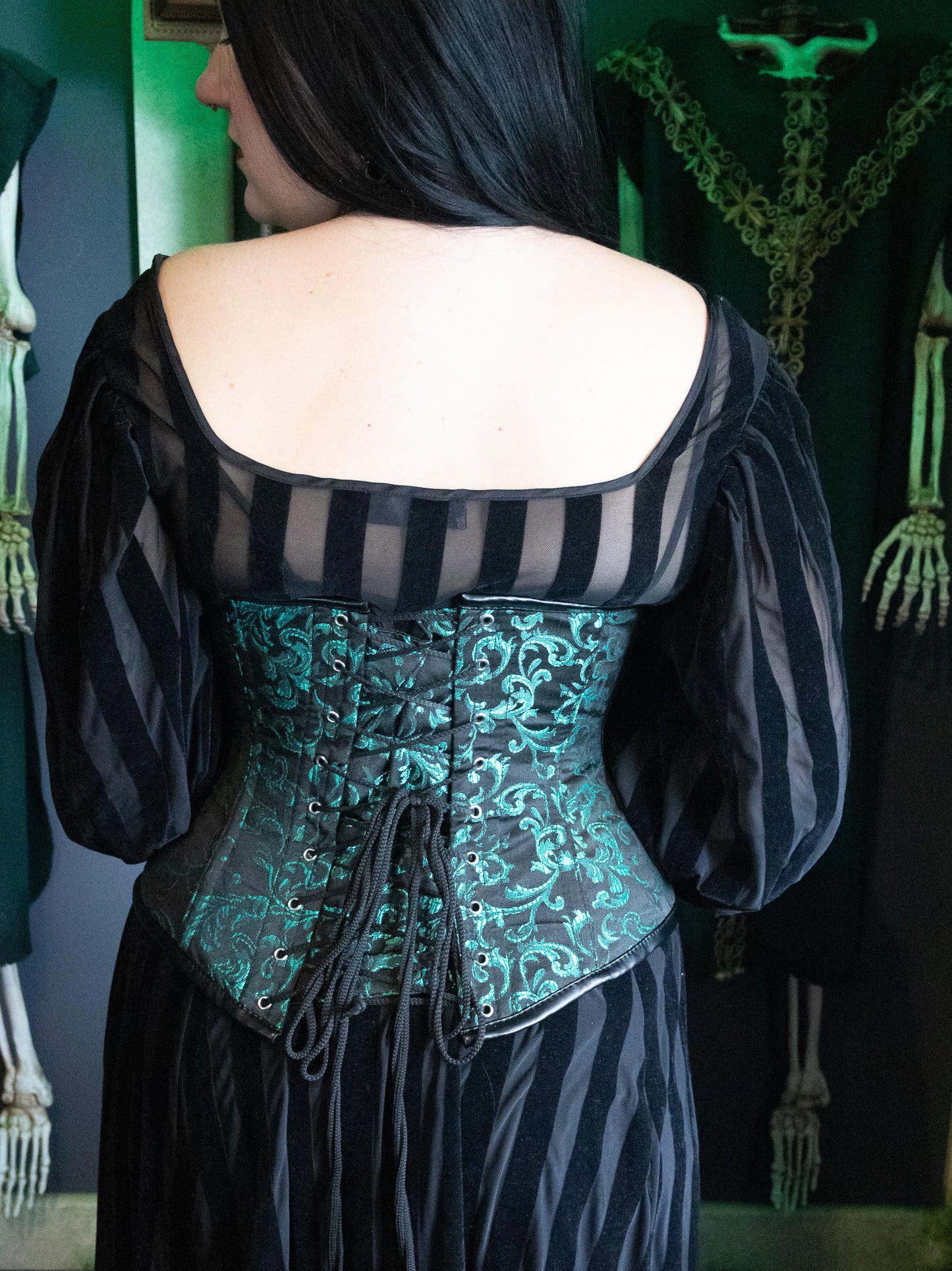 Brienne Brocade Steampunk Corset