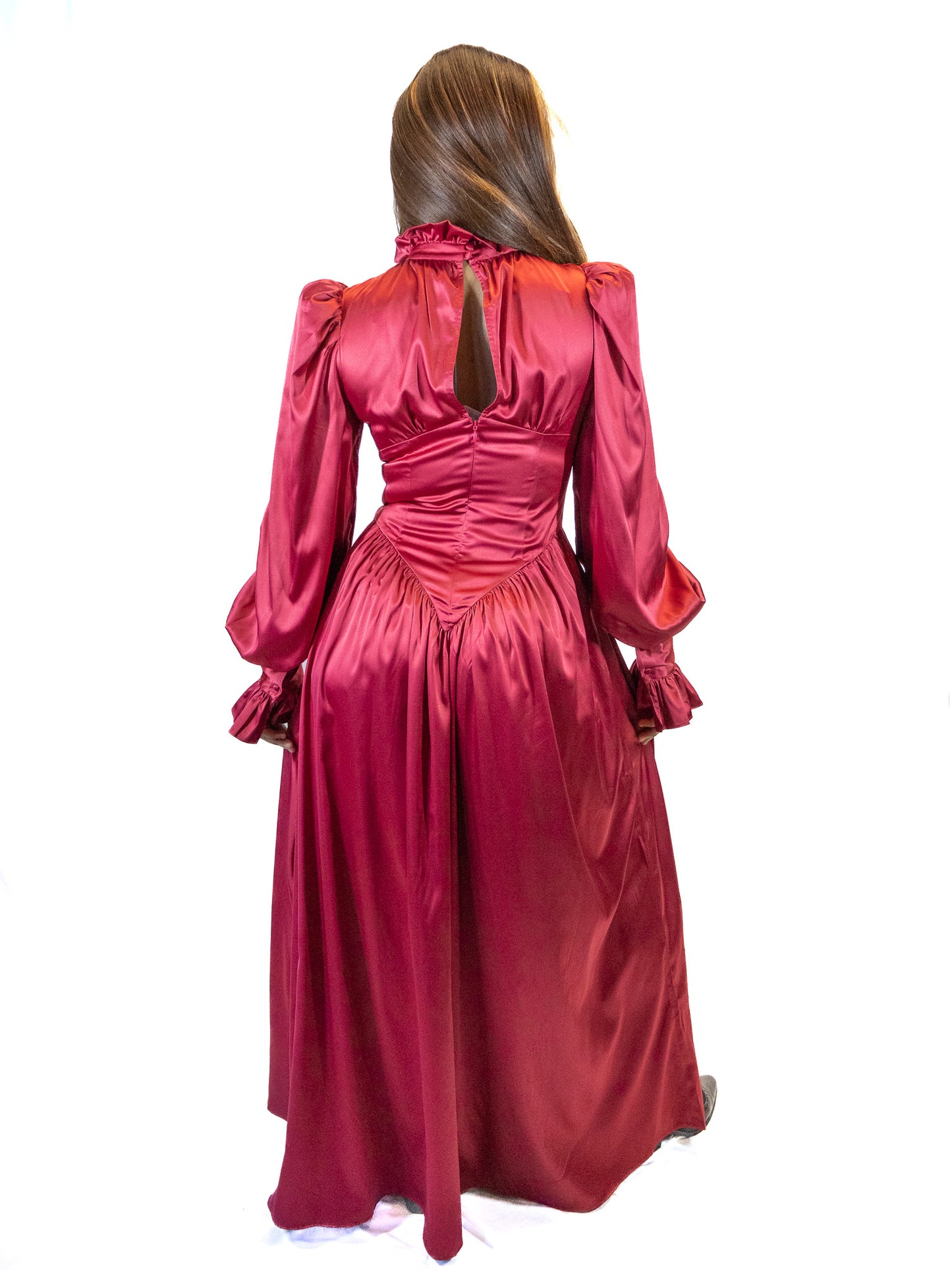 The Emma Dress - Crimson