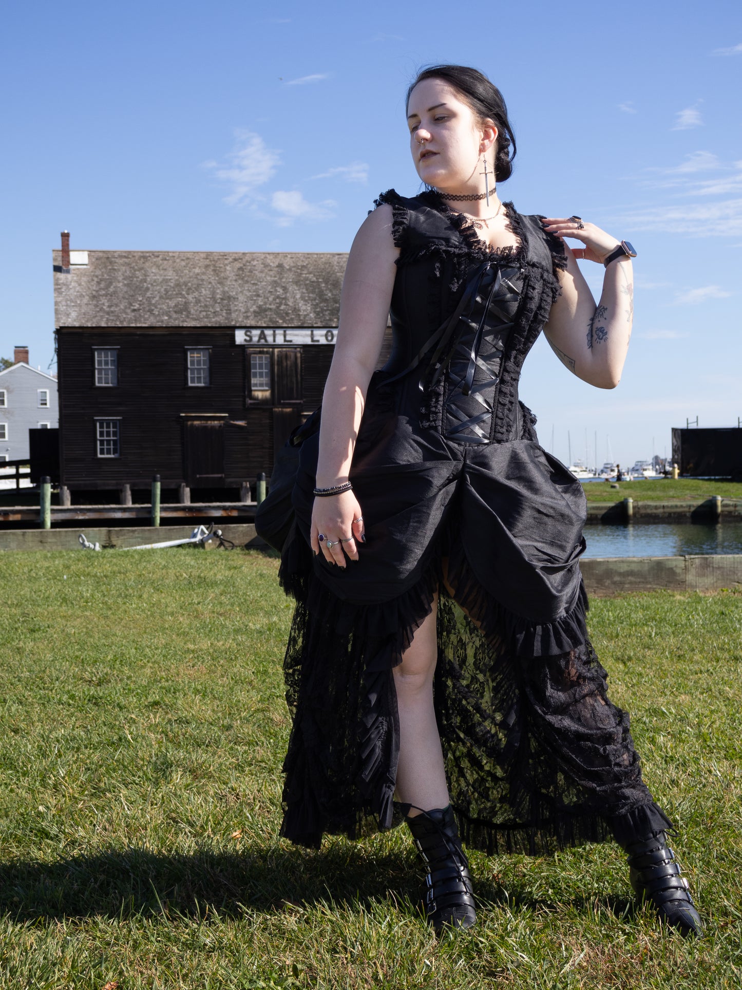 corset bustle dress Victorian Bustle Period Corsets