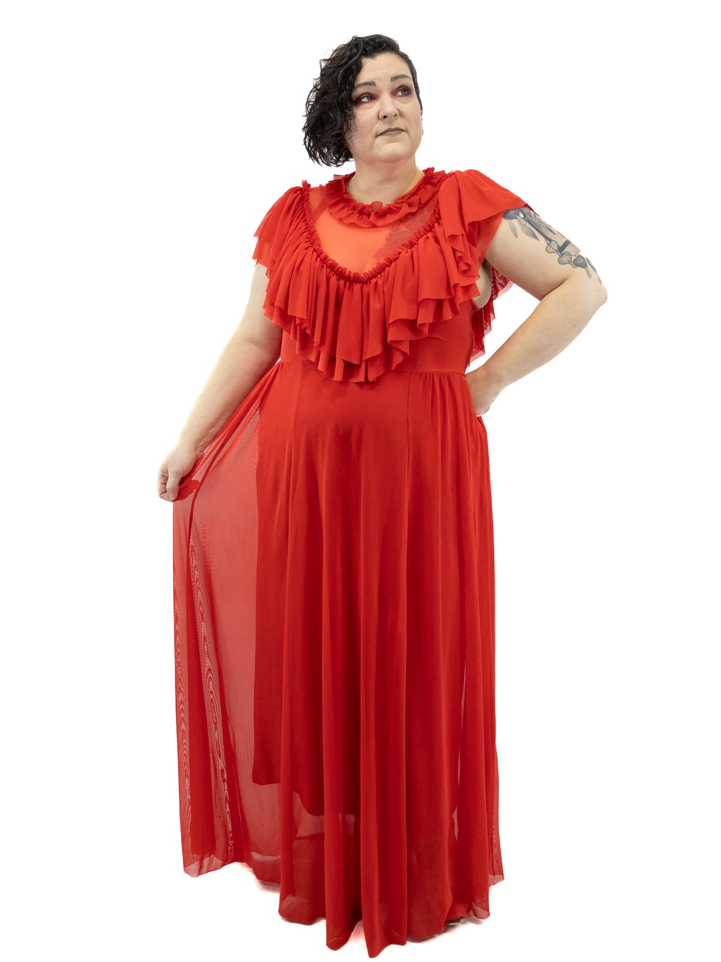 mina red dress dracula