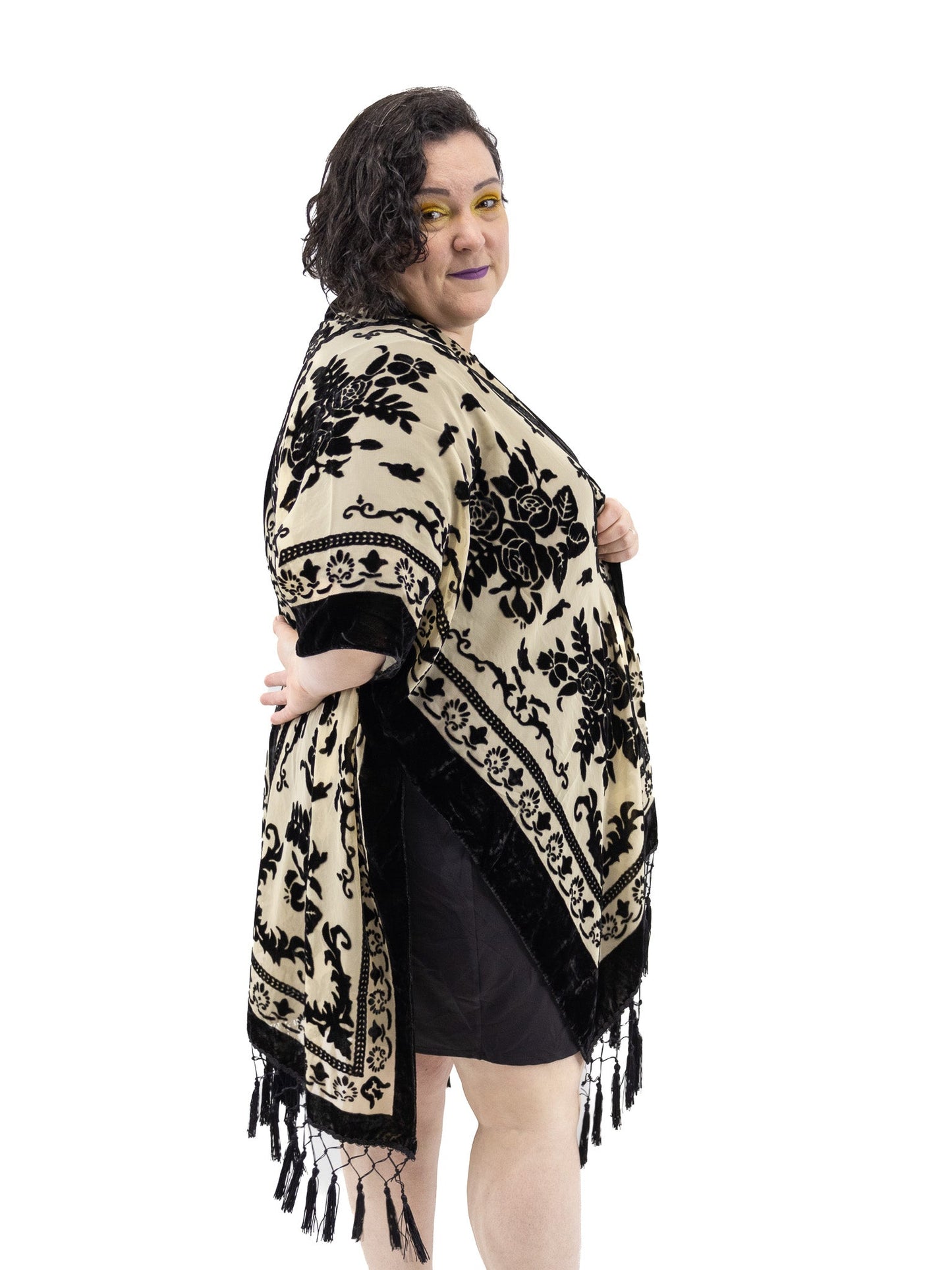 Dame Maggie Burnout Kimono