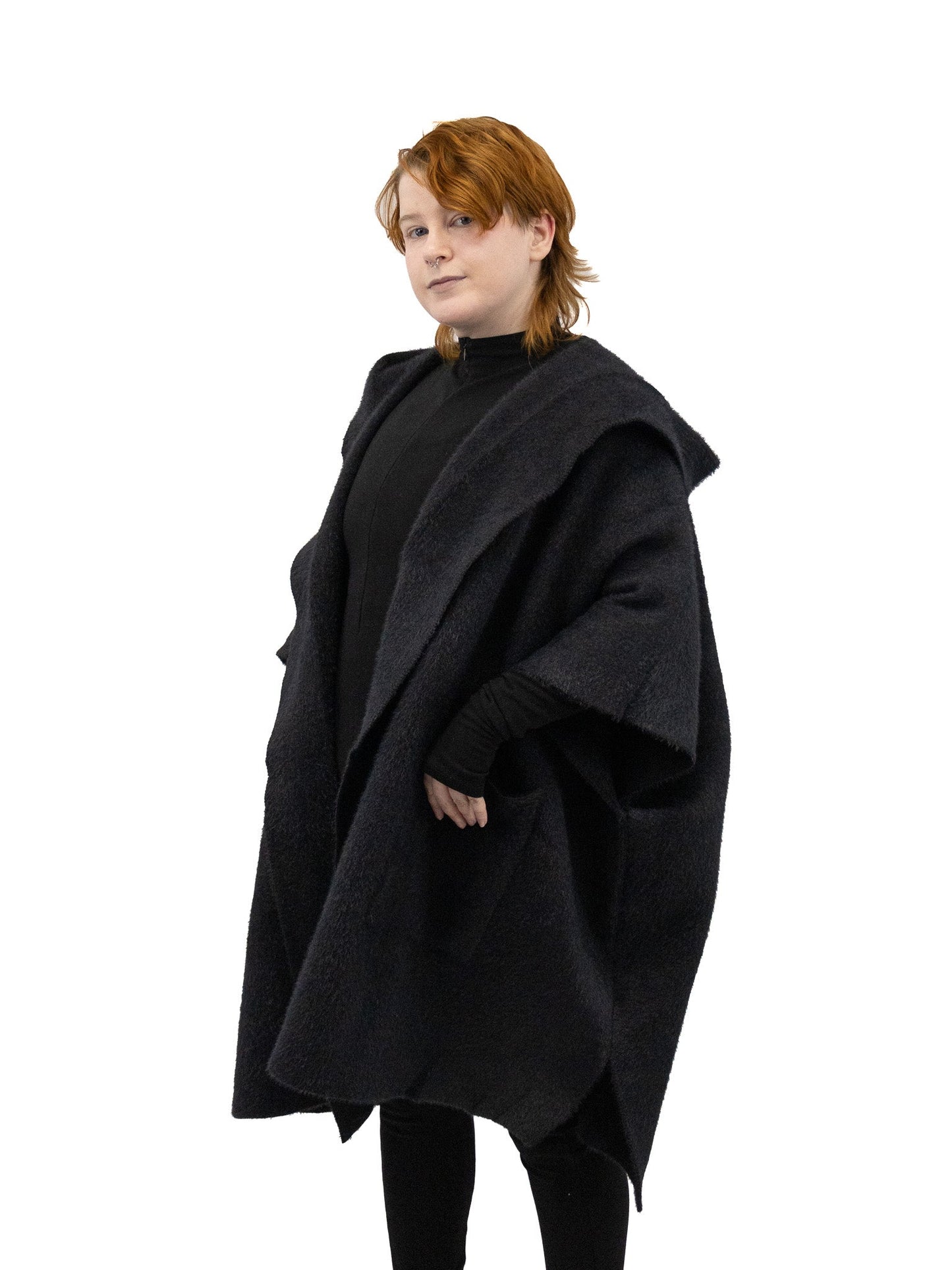 Raya Fleece Hooded Poncho