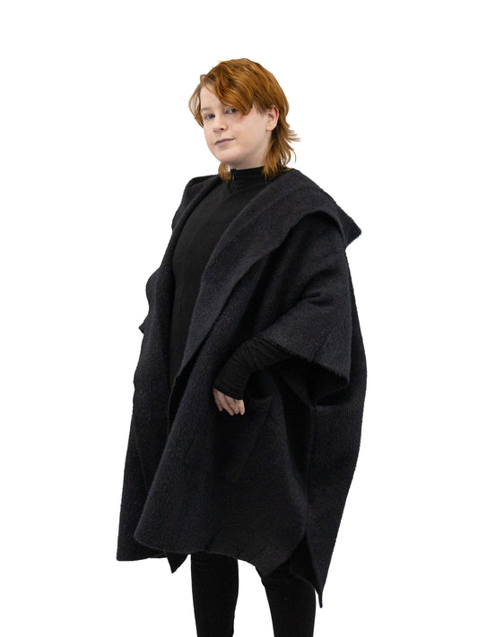 Raya Fleece Hooded Poncho