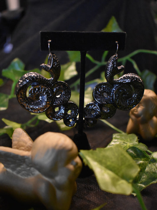 Midnight Slither Earrings NO RESTOCKS!