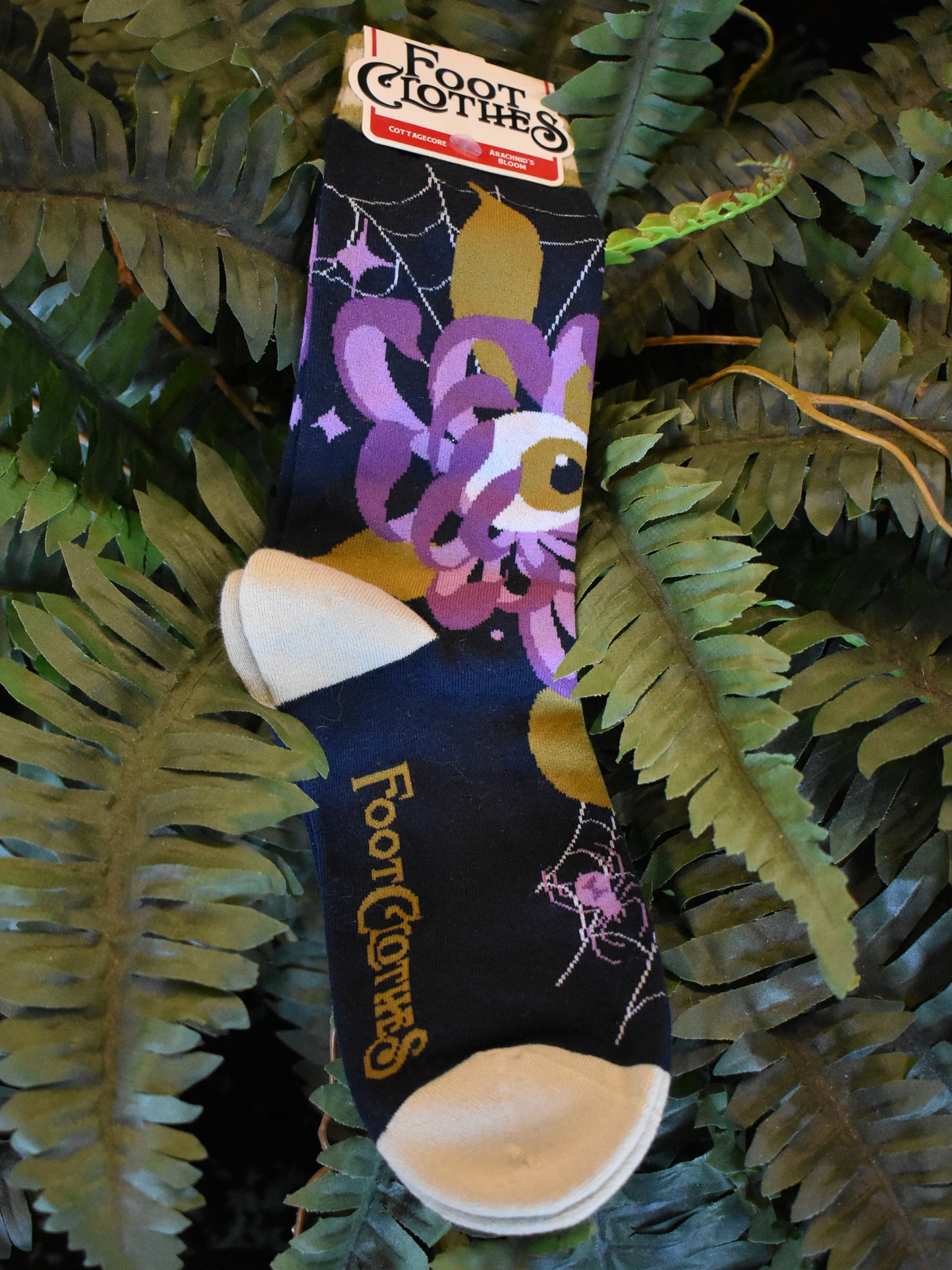 Arachnid's Bloom Crew Socks