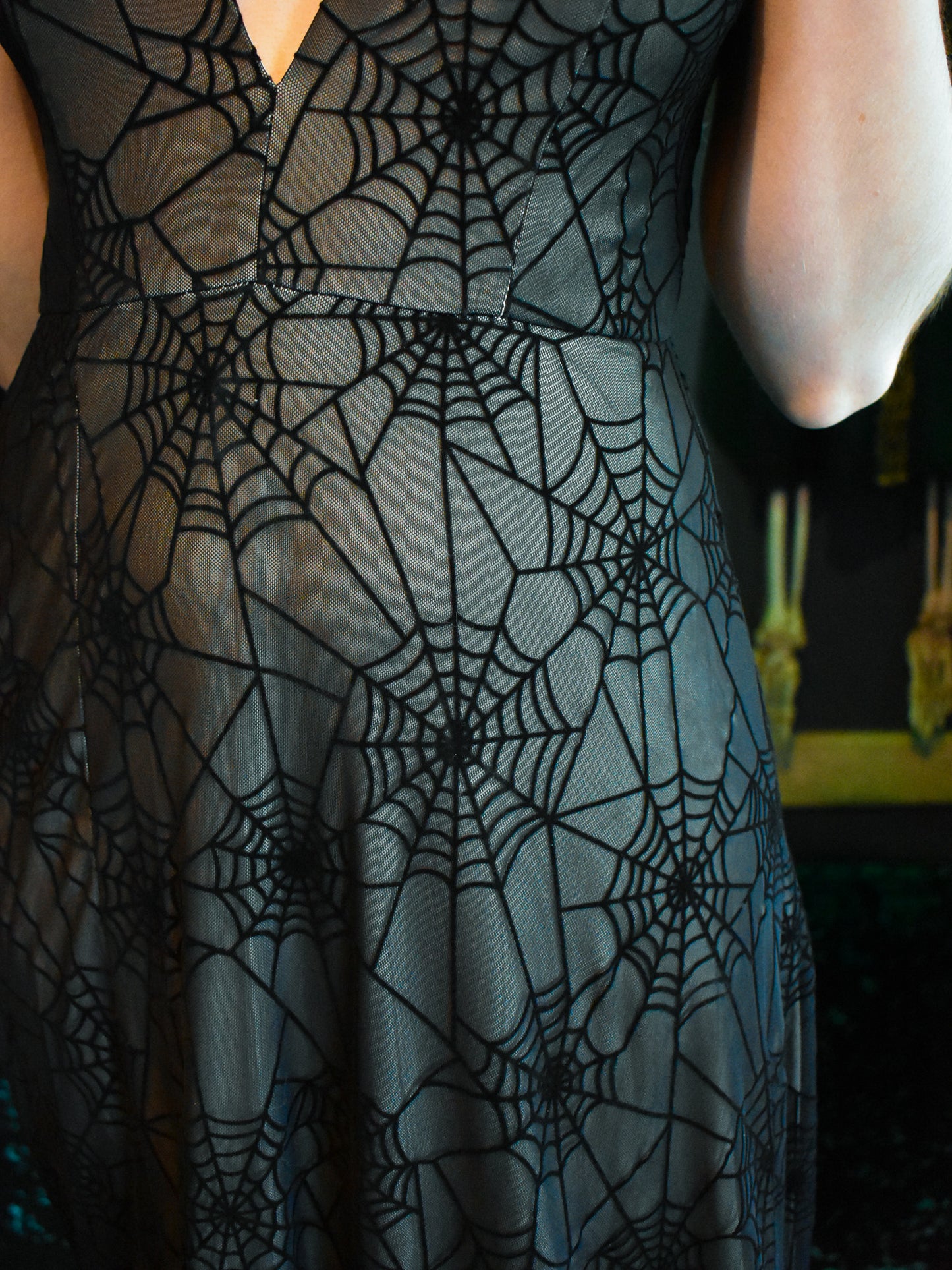 Spider Illusion Maxi Dress